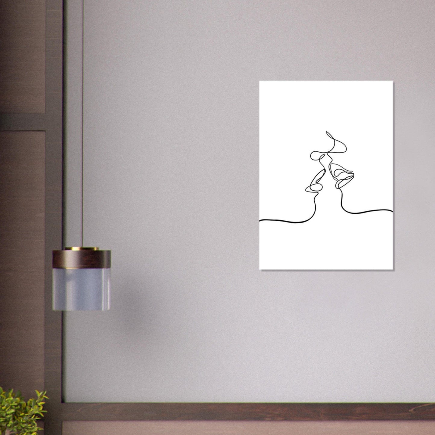Gelato Print Material Poster Couple Amoureux Design