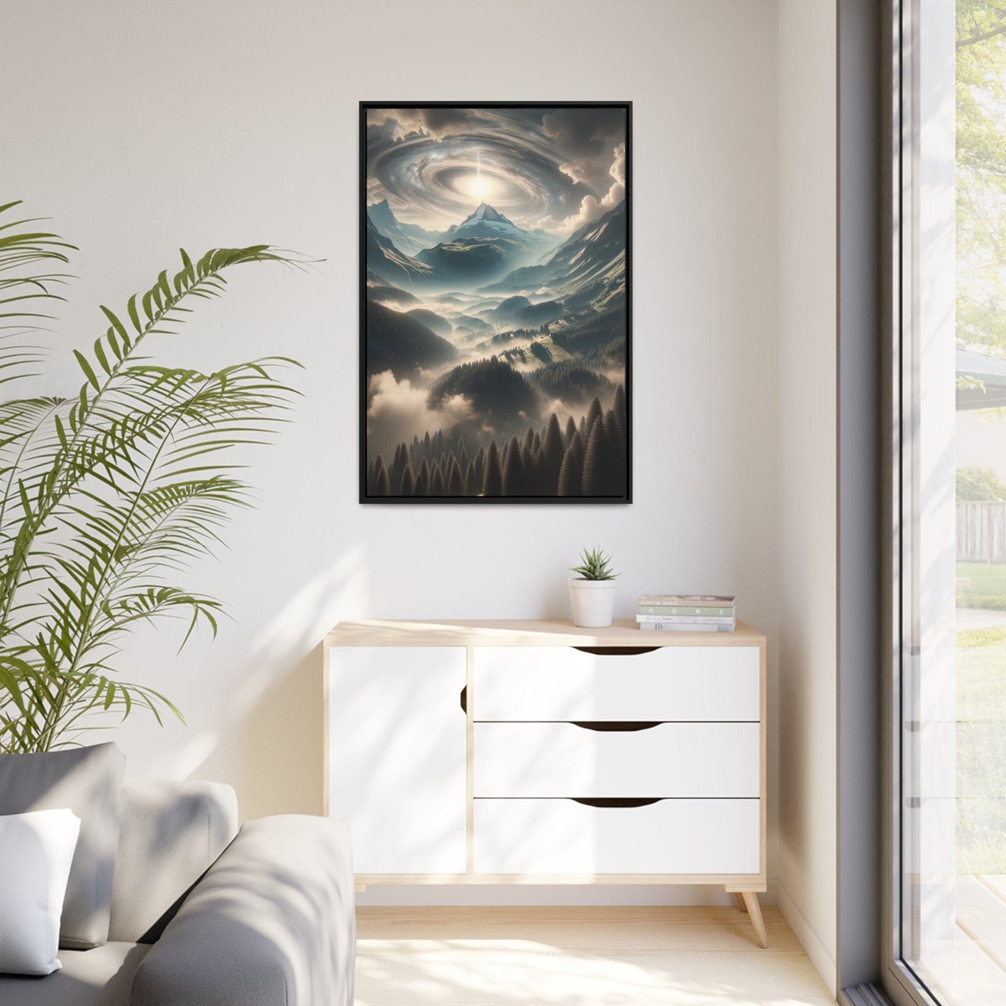 Printify Canvas Tableau Les sommets éternels : une odyssée dans les montagnes