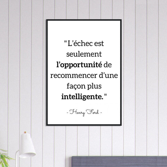 Canvanation Print Material 70x100 cm / 28x40″ Tableau Citation Ford