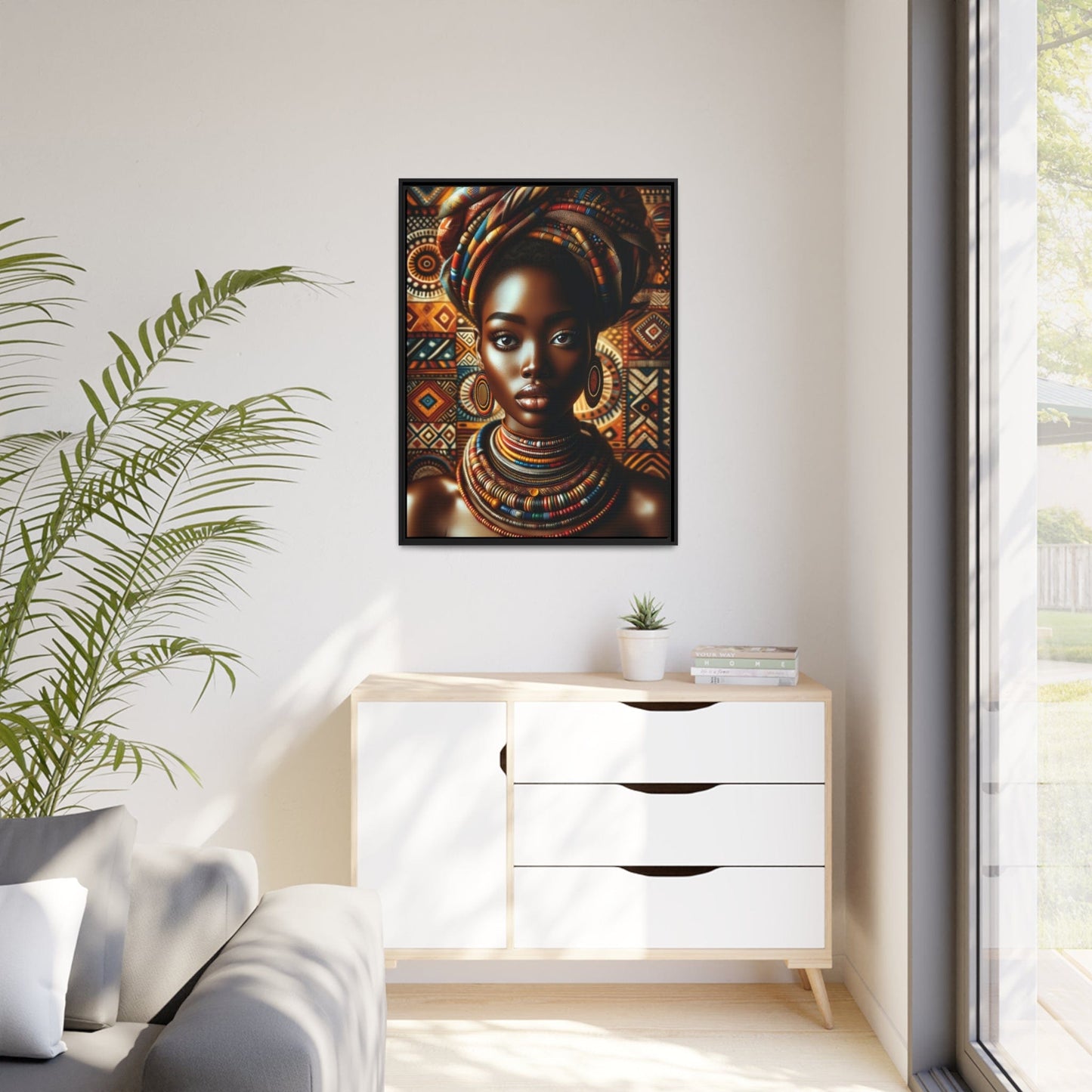 Printify Canvas Tableau "La beauté et la force des femmes africaines - Une célébration artistique"