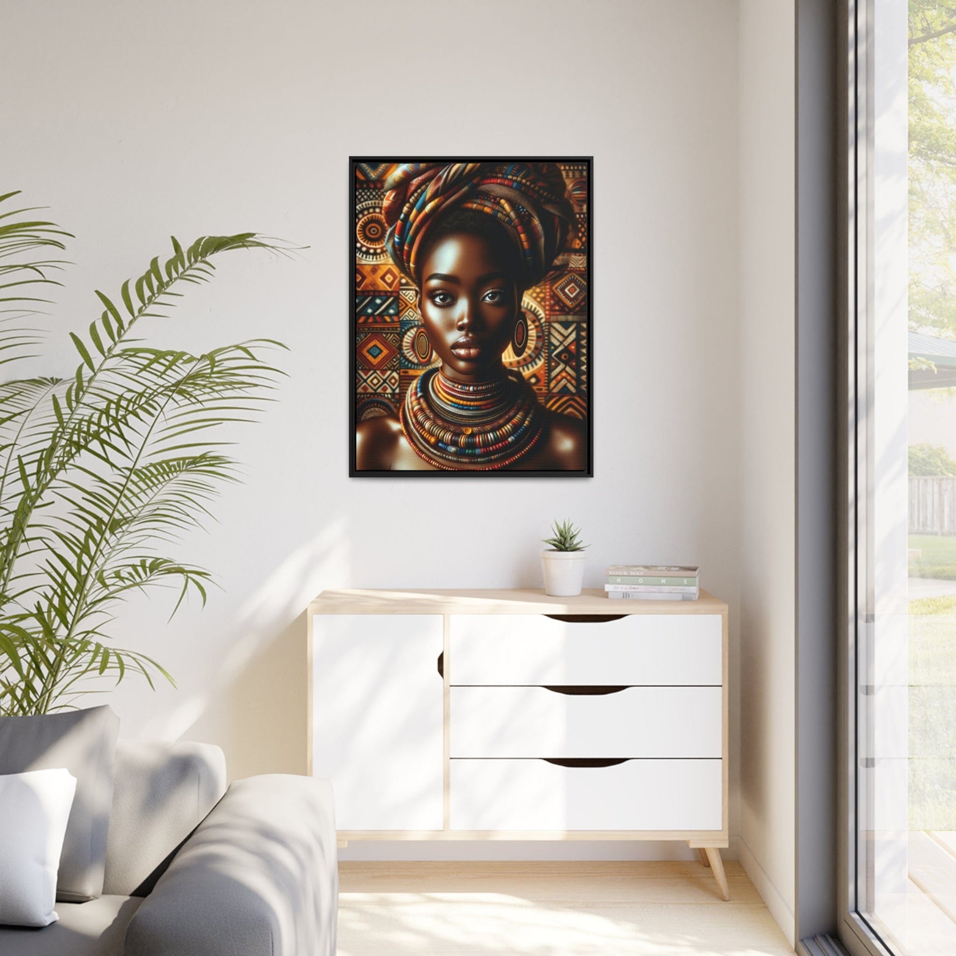 Printify Canvas Tableau "La beauté et la force des femmes africaines - Une célébration artistique"