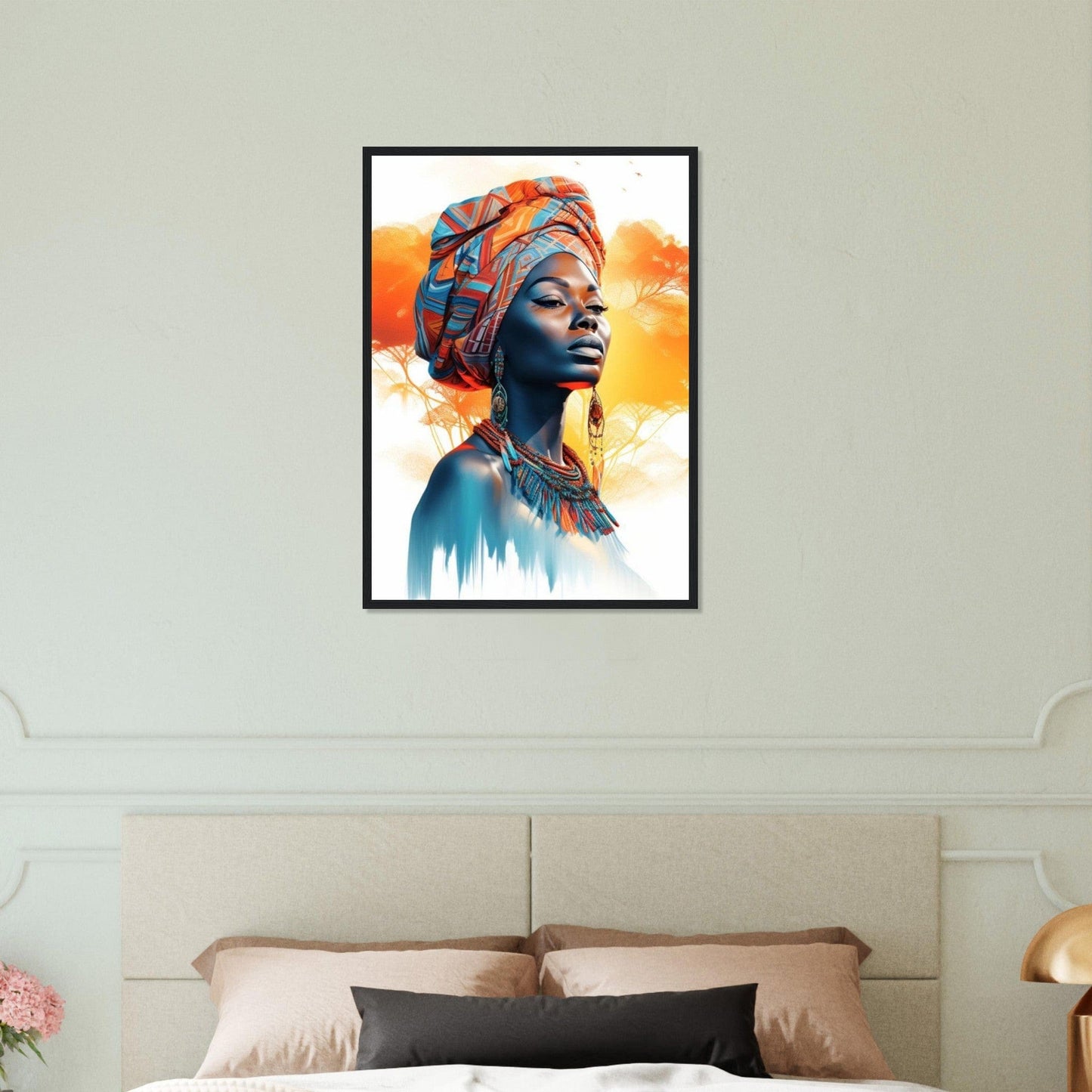 Canvanation Print Material 50x70 cm / 20x28″ Tableau Art Africain Peinture