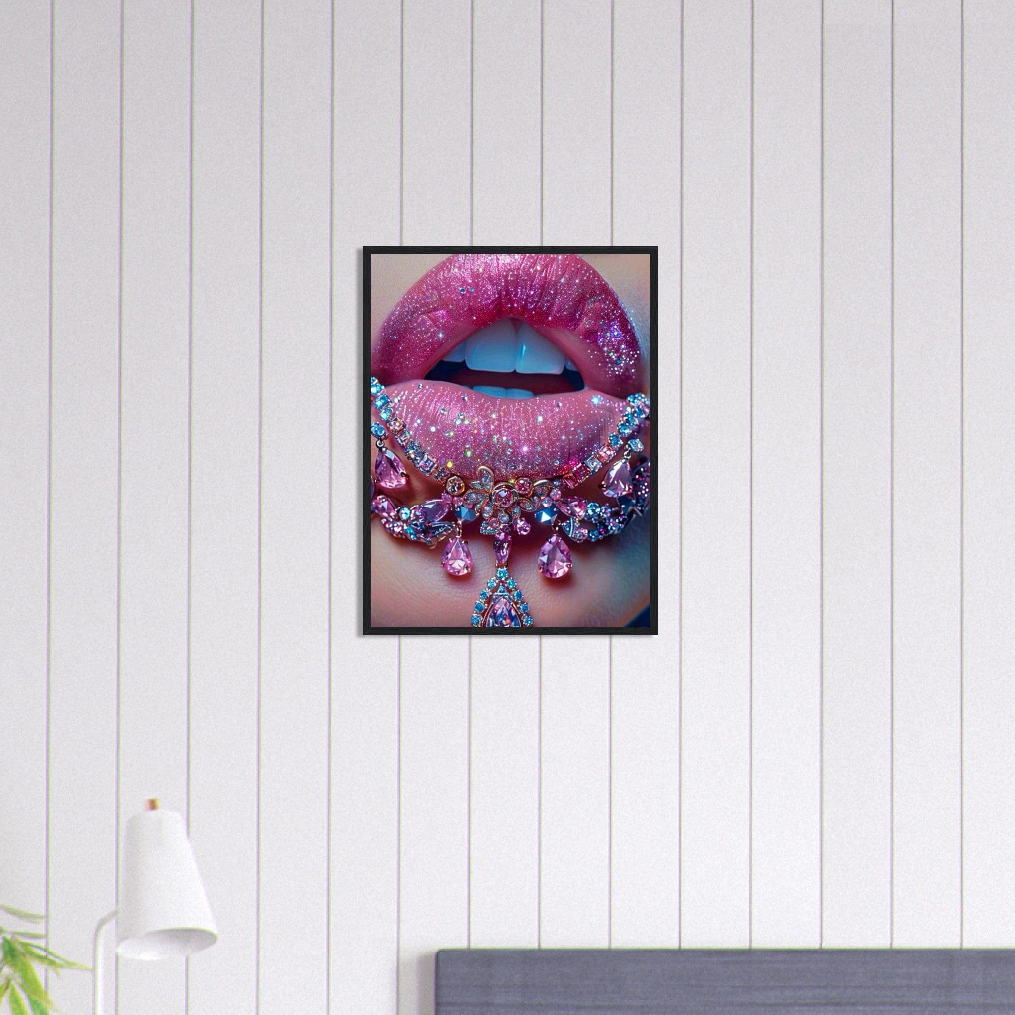 Canvanation Print Material 45x60 cm / 18x24″ Tableau Levres Brillant