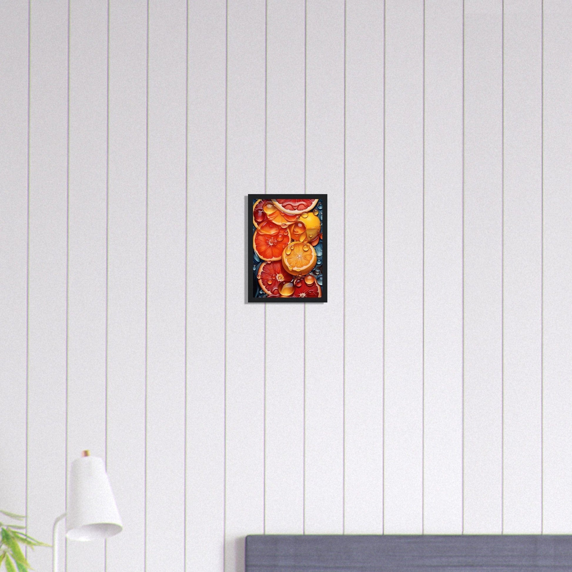 Canvanation Print Material A4 21x29.7 cm / 8x12″ Tableau Cuisine Orange Sangine