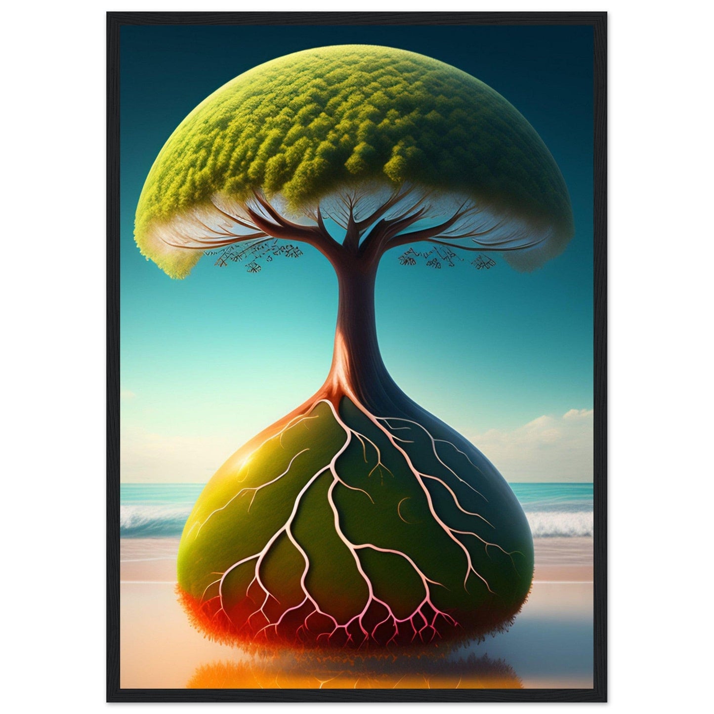 Canvanation Print Material 50x70 cm / 20x28″ Tableau Moderne Arbre De Vie