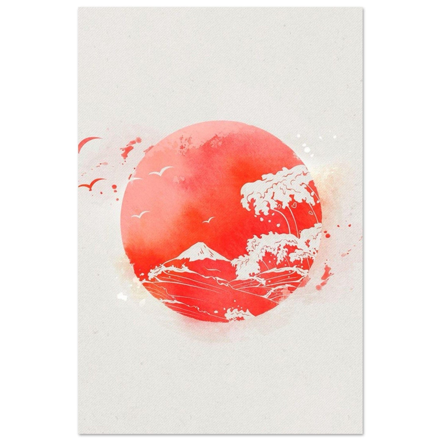 Gelato Print Material 60x90 cm / 24x36″ Affiche Chinois En Nacre