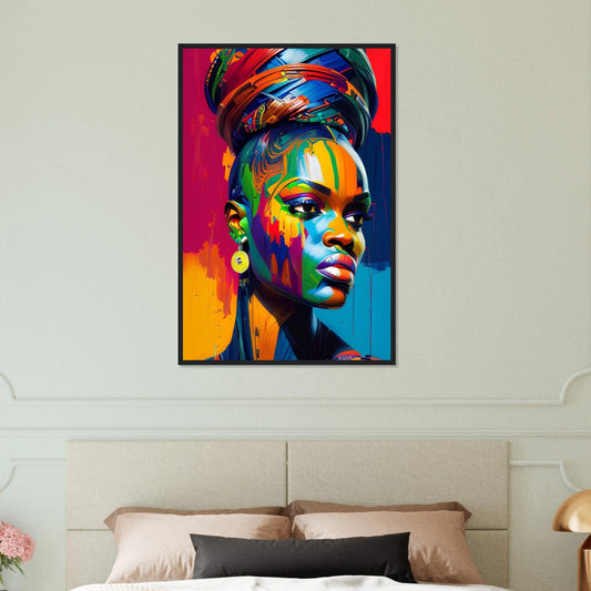 Canvanation Print Material 60x90 cm / 24x36″ Couleur Africaine Peinture