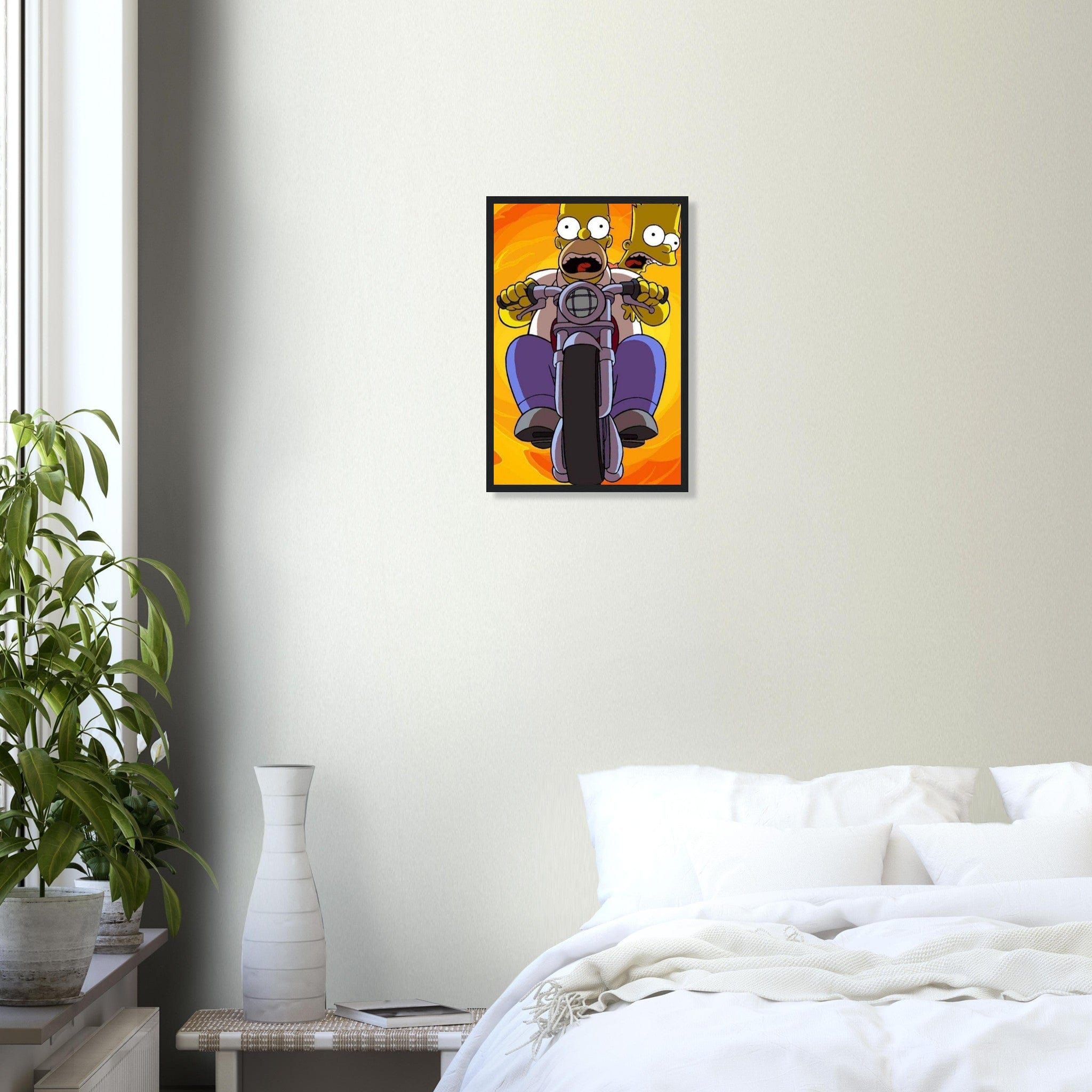 Canvanation Print Material 30x45 cm / 12x18″ / Tableau Poster Et Tableau Bart Et Homer