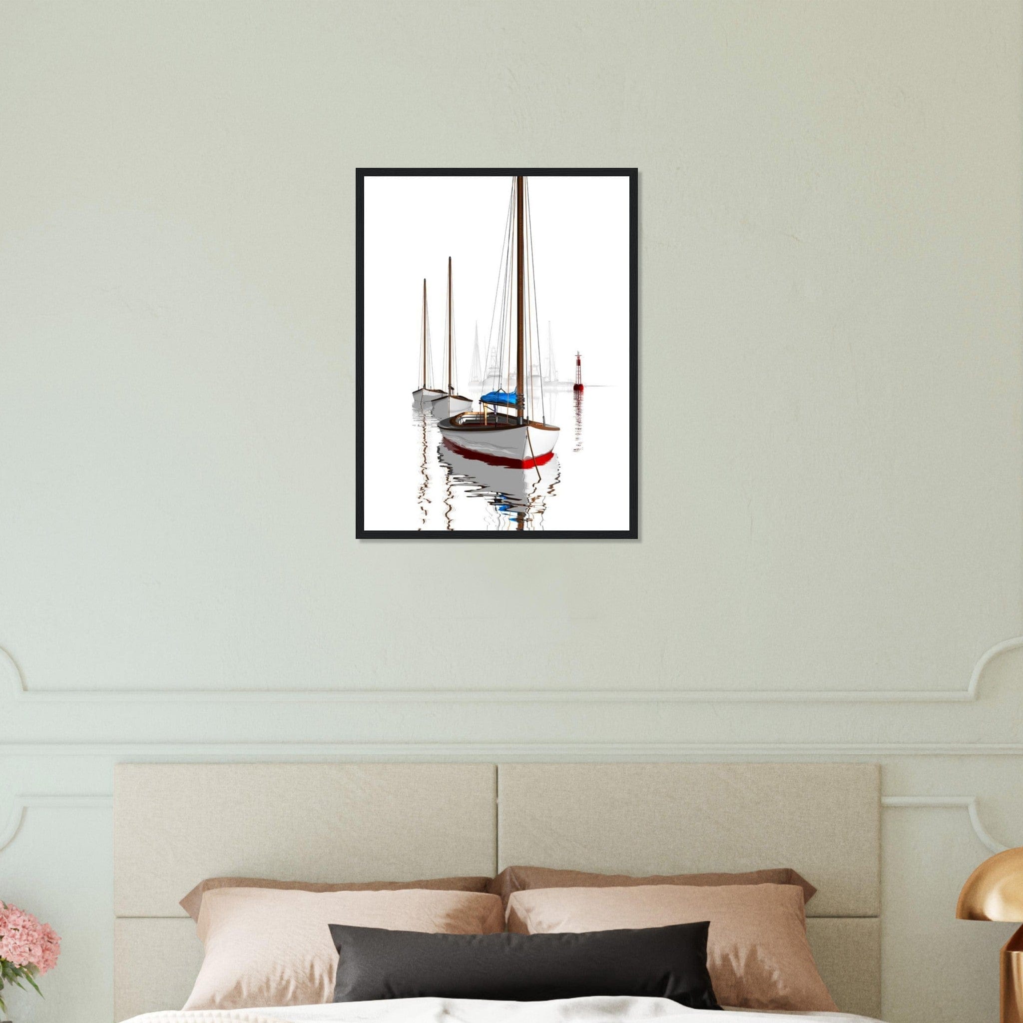 Gelato Print Material Peinture Voiliers Abstraits