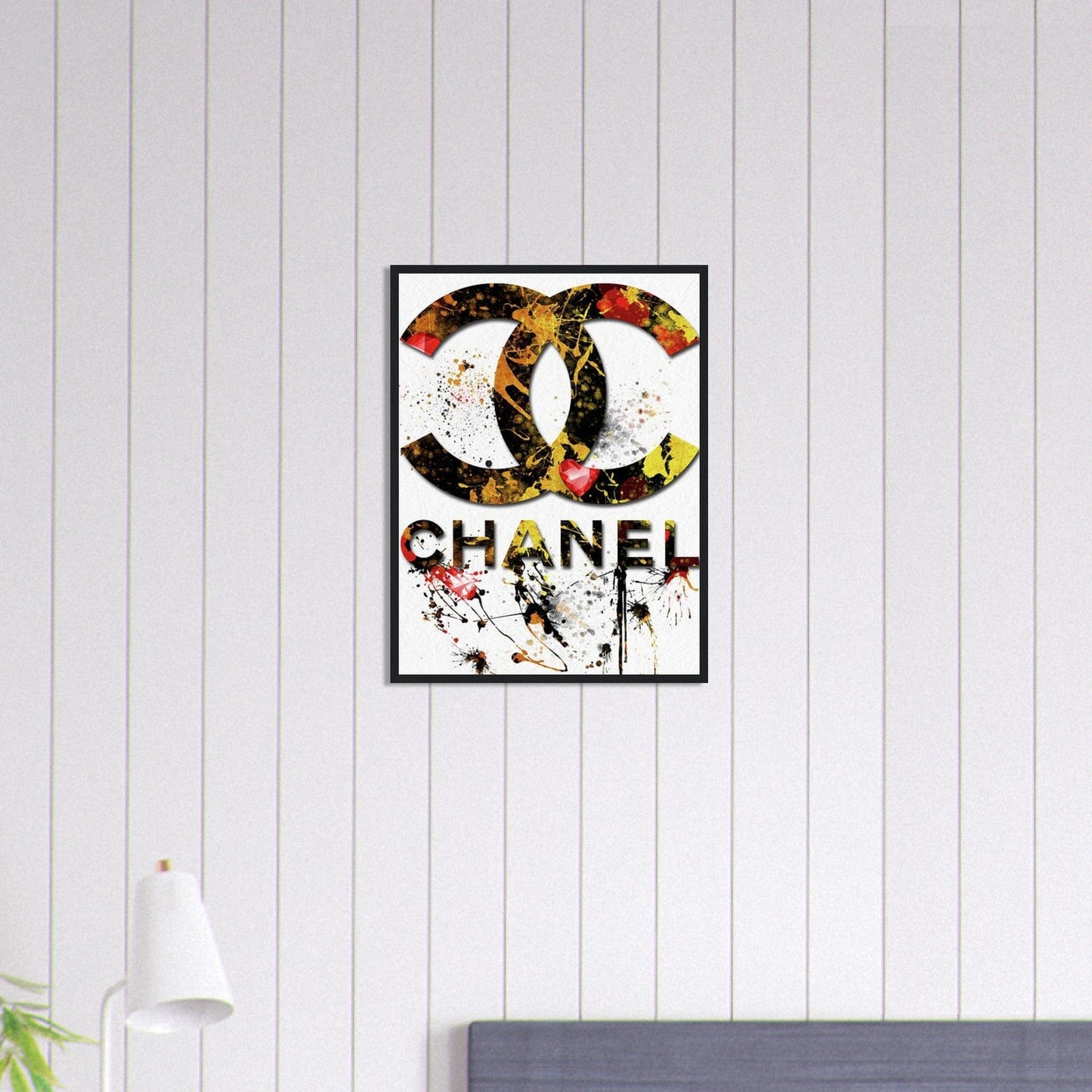 Canvanation Print Material 45x60 cm / 18x24″ Tableau Chanel Numéro 5 Tag Or