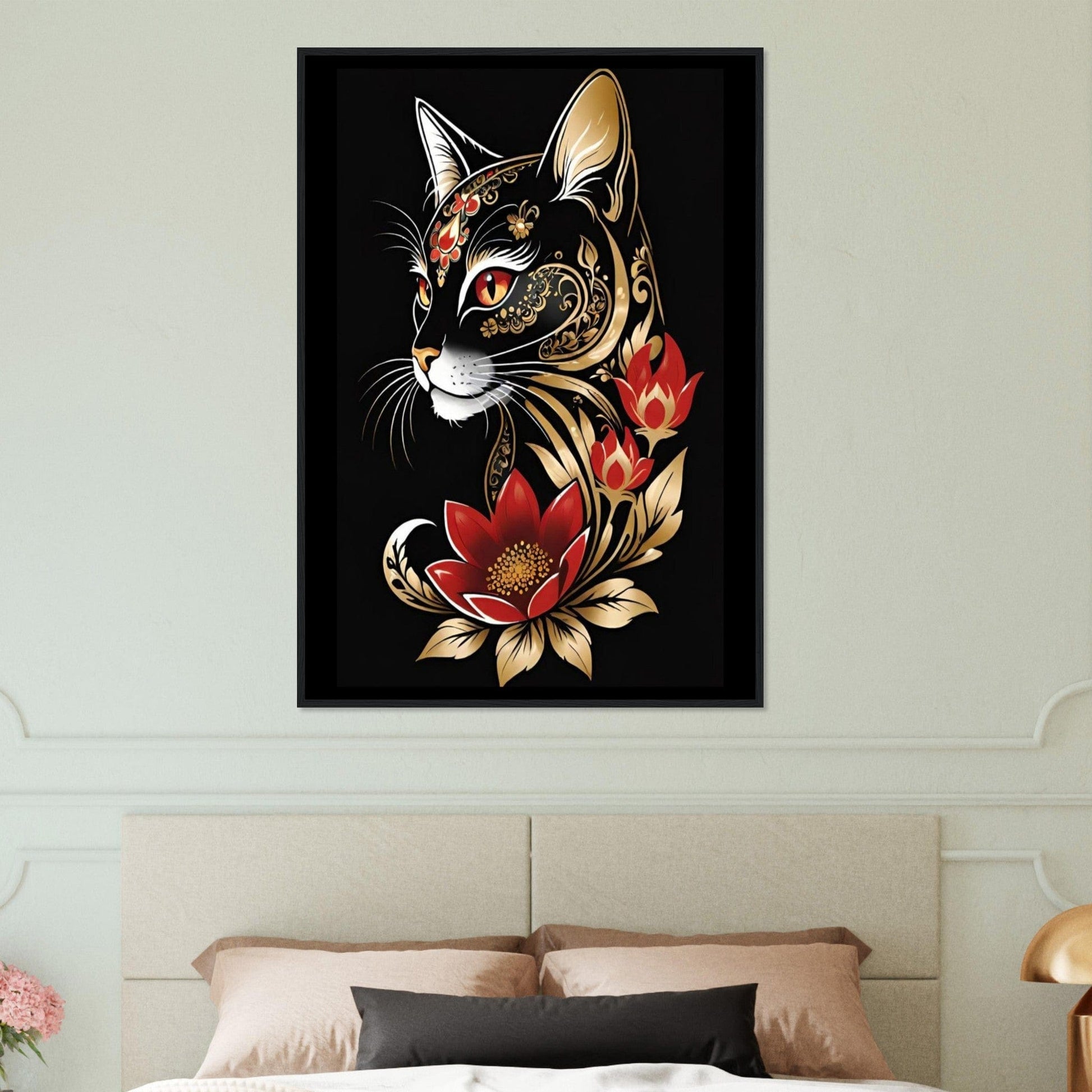 Canvanation Print Material Tableau Chat Pop Art Félin En Couleurs