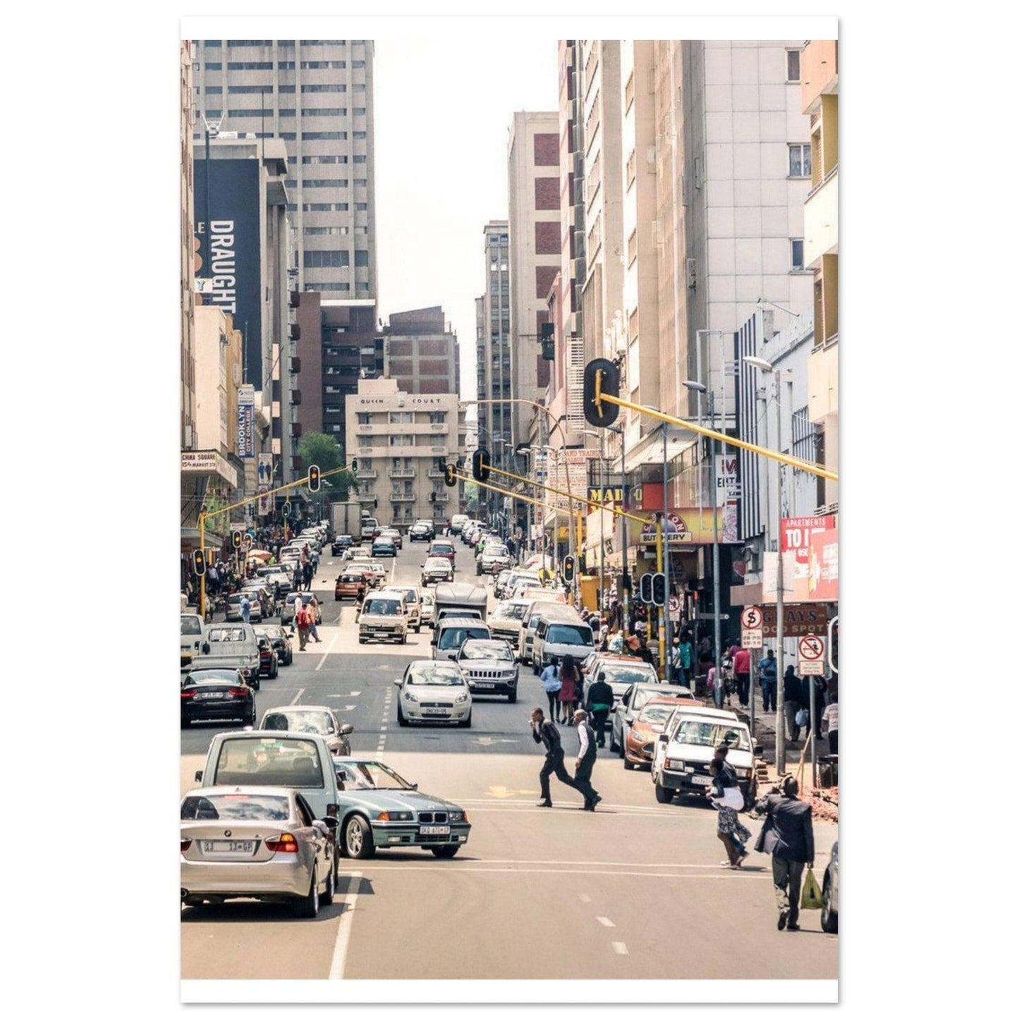 Gelato Print Material 60x90 cm / 24x36″ Affiche Africain Ville