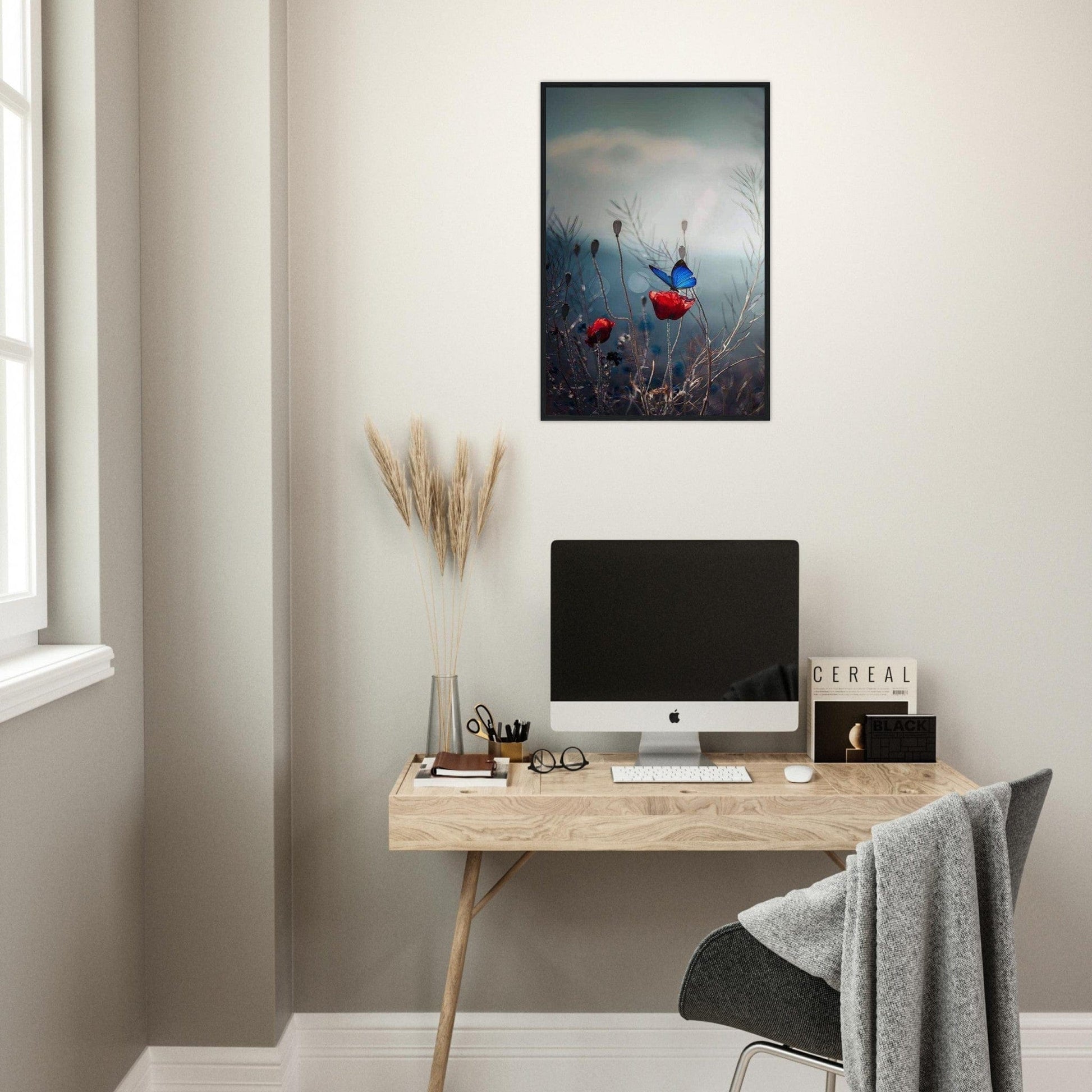 Canvanation Print Material Tableau Coquelicot Moderne