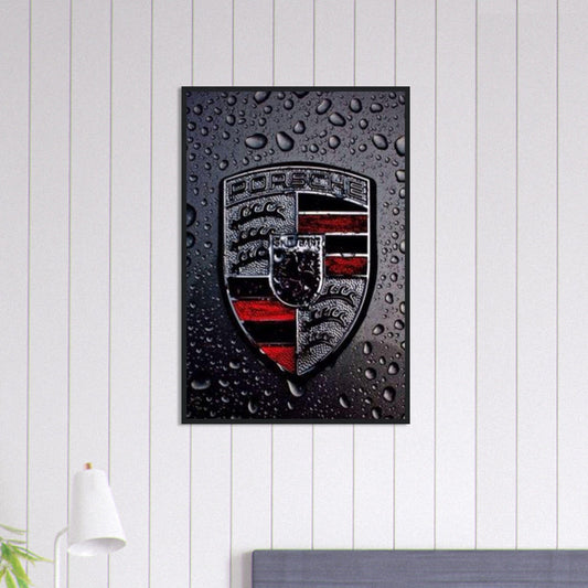 Canvanation Print Material 60x90 cm / 24x36″ Tableau Logo Porsche
