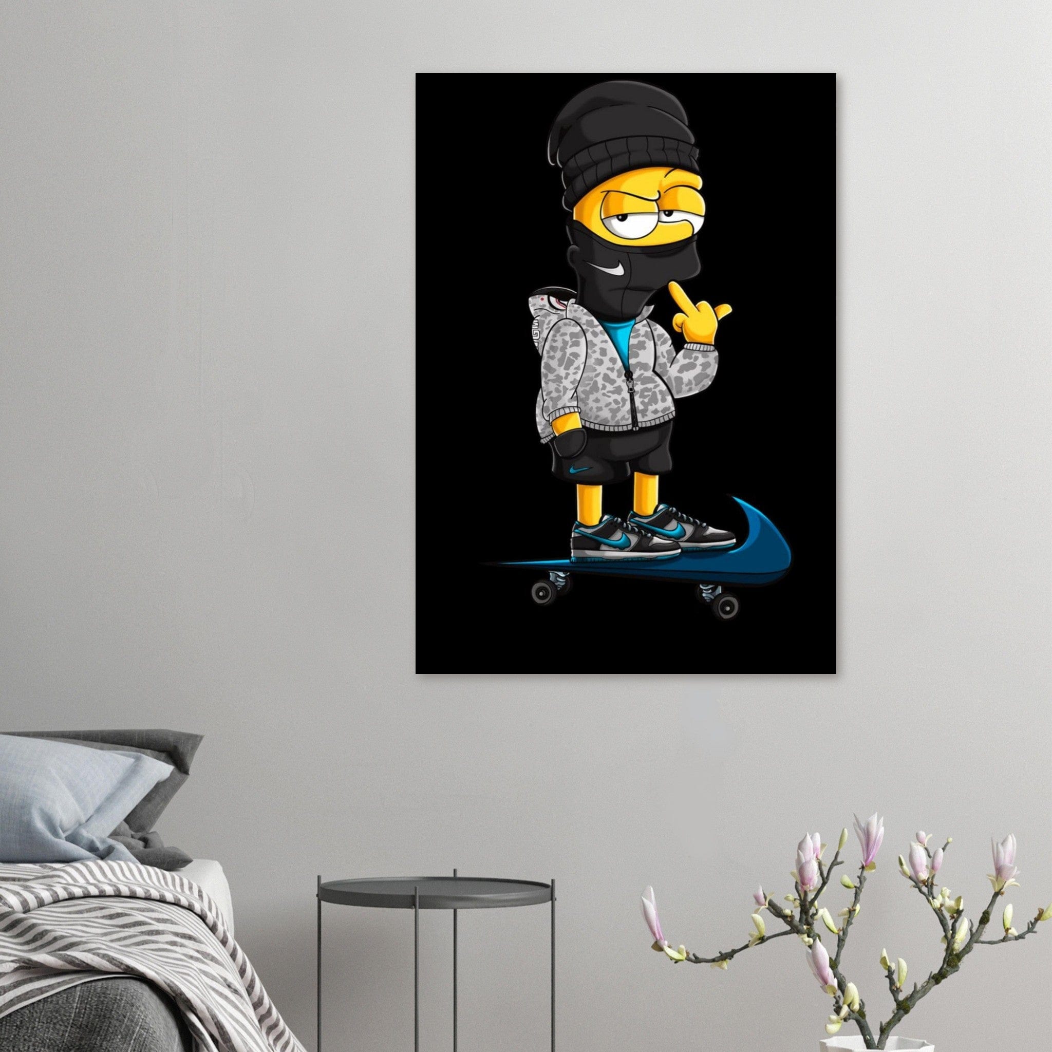 Canvanation Print Material 70x100 cm / 28x40″ / Poster Poster Et Tableau Bart Simpson