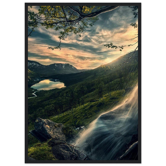 Canvanation Print Material 50x70 cm / 20x28″ Peinture Foret Moderne