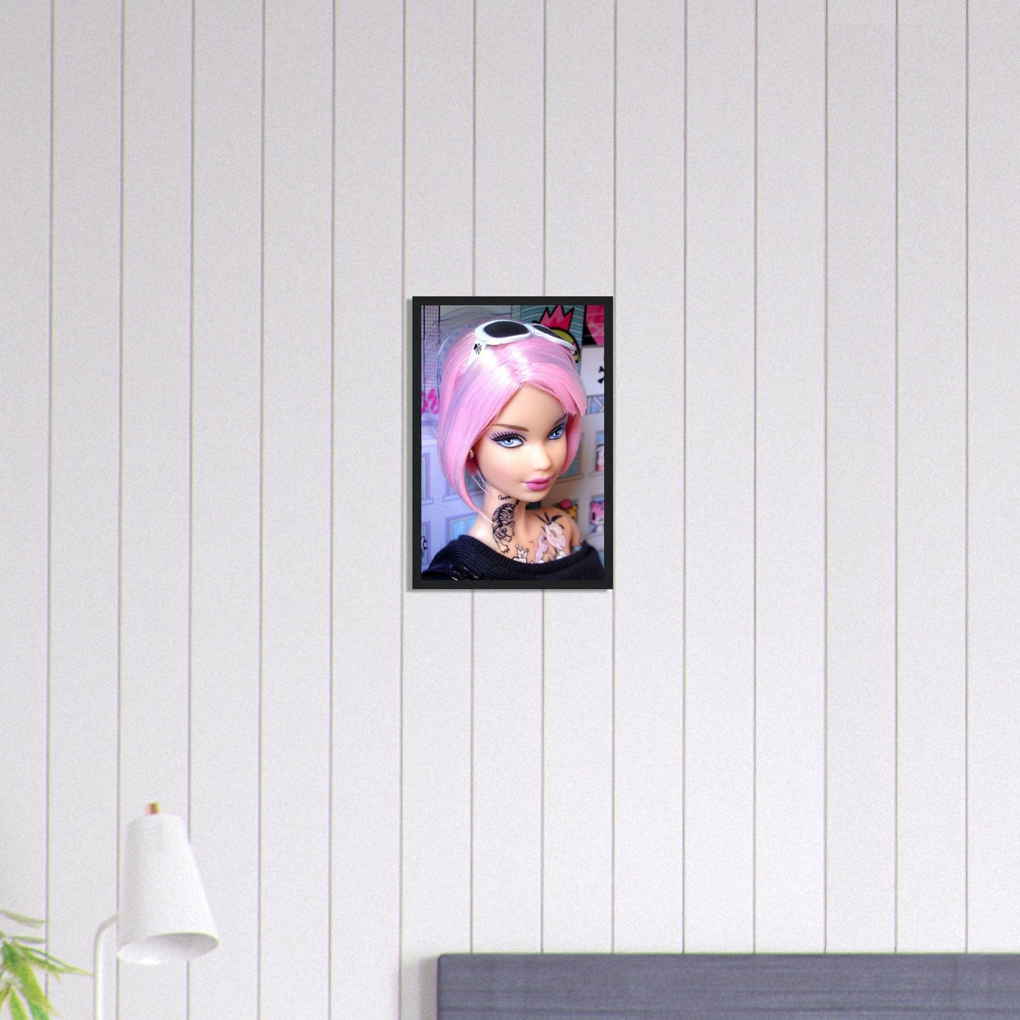 Canvanation Print Material 30x45 cm / 12x18″ Tableau Barbie Street Art