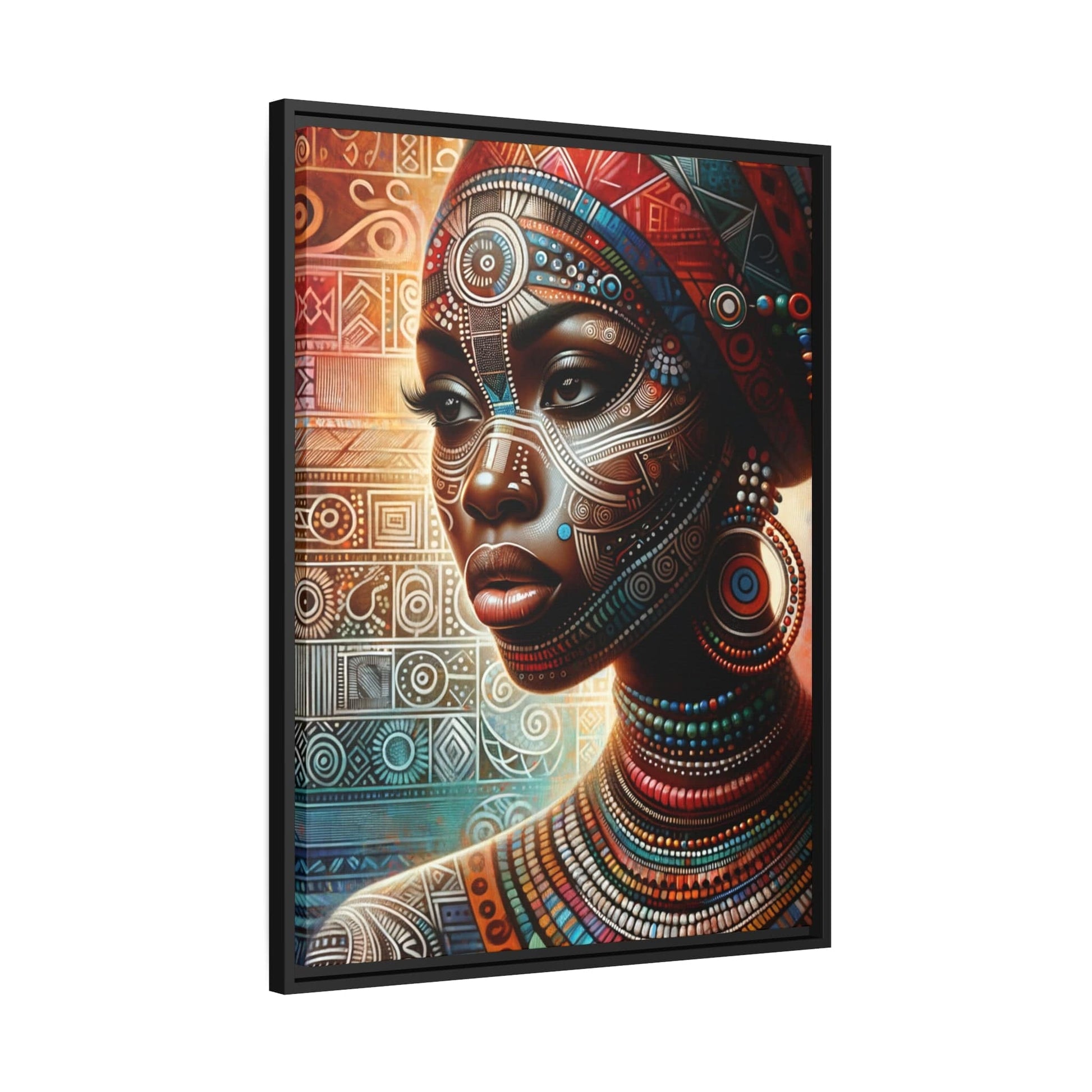 Printify Canvas Tableau "Femmes africaines: Puissance, Beauté et Résilience"