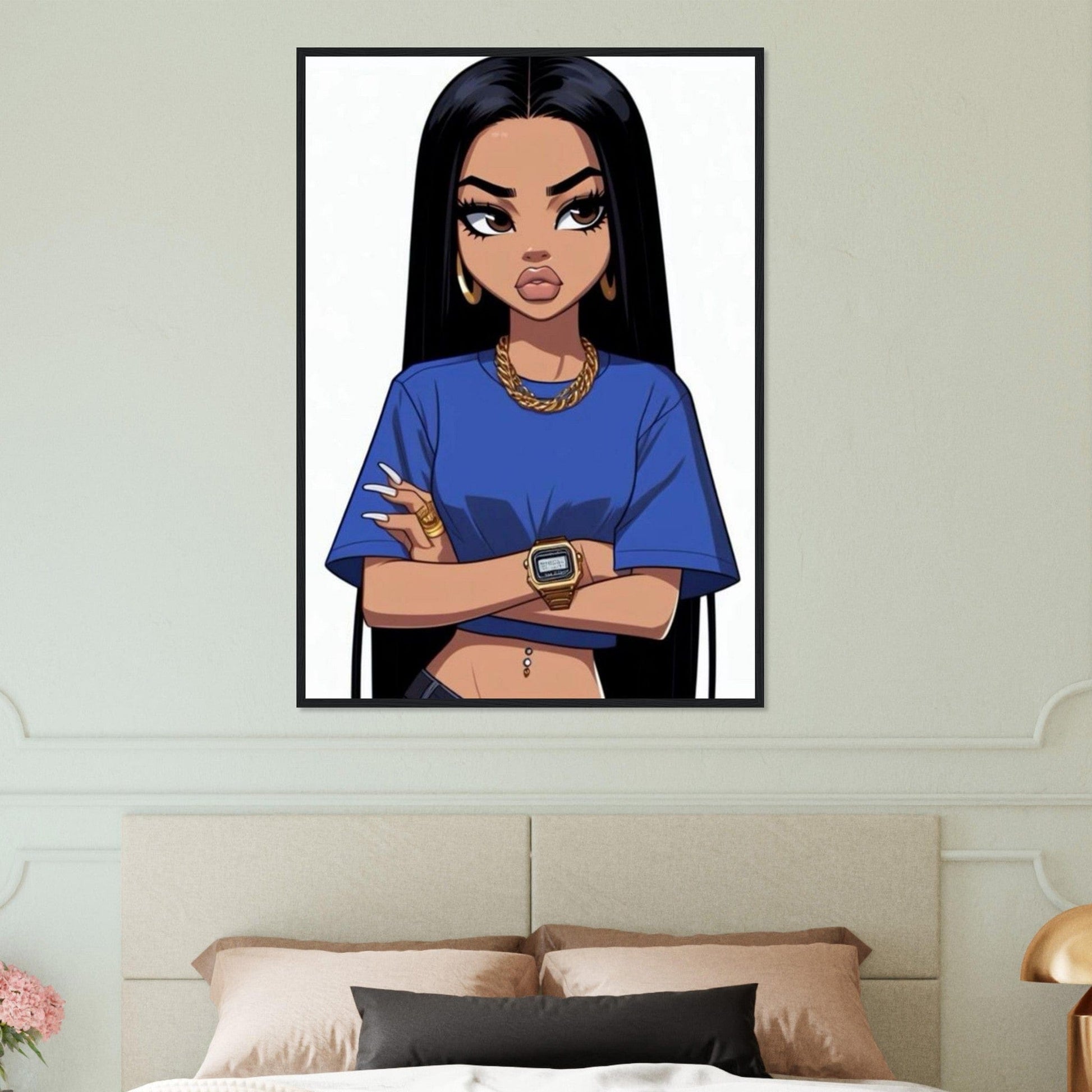 Canvanation Print Material Photo Personnalisé Cadre