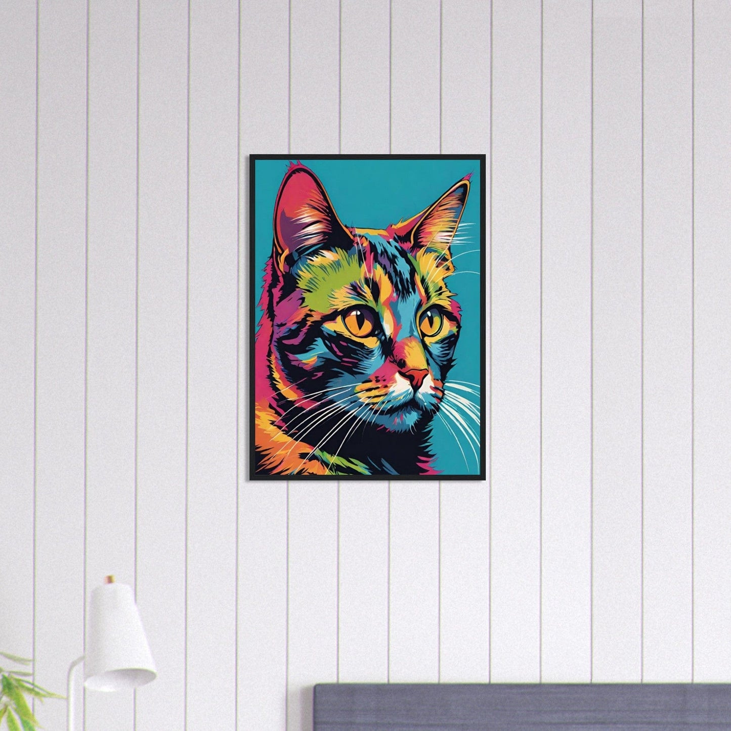 Canvanation Print Material 50x70 cm / 20x28″ Tableau Chat Pop Art Explosion