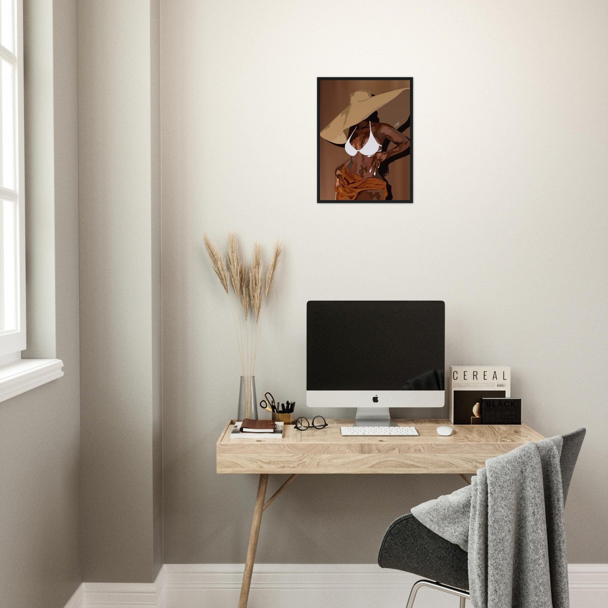 Canvanation Print Material Peinture Femme Antillaise