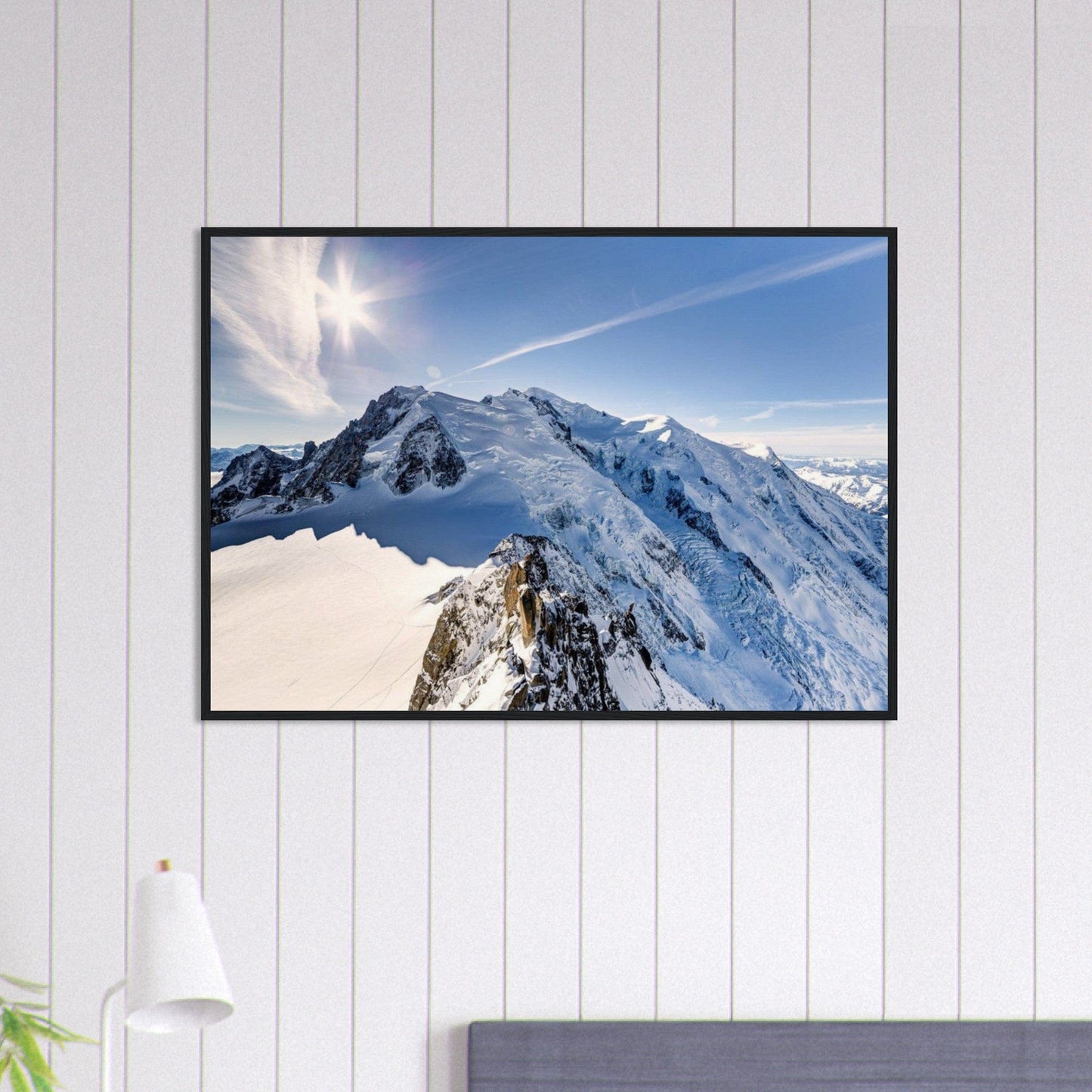 Gelato Print Material Tableau Panoramique Mont Blanc Soleil