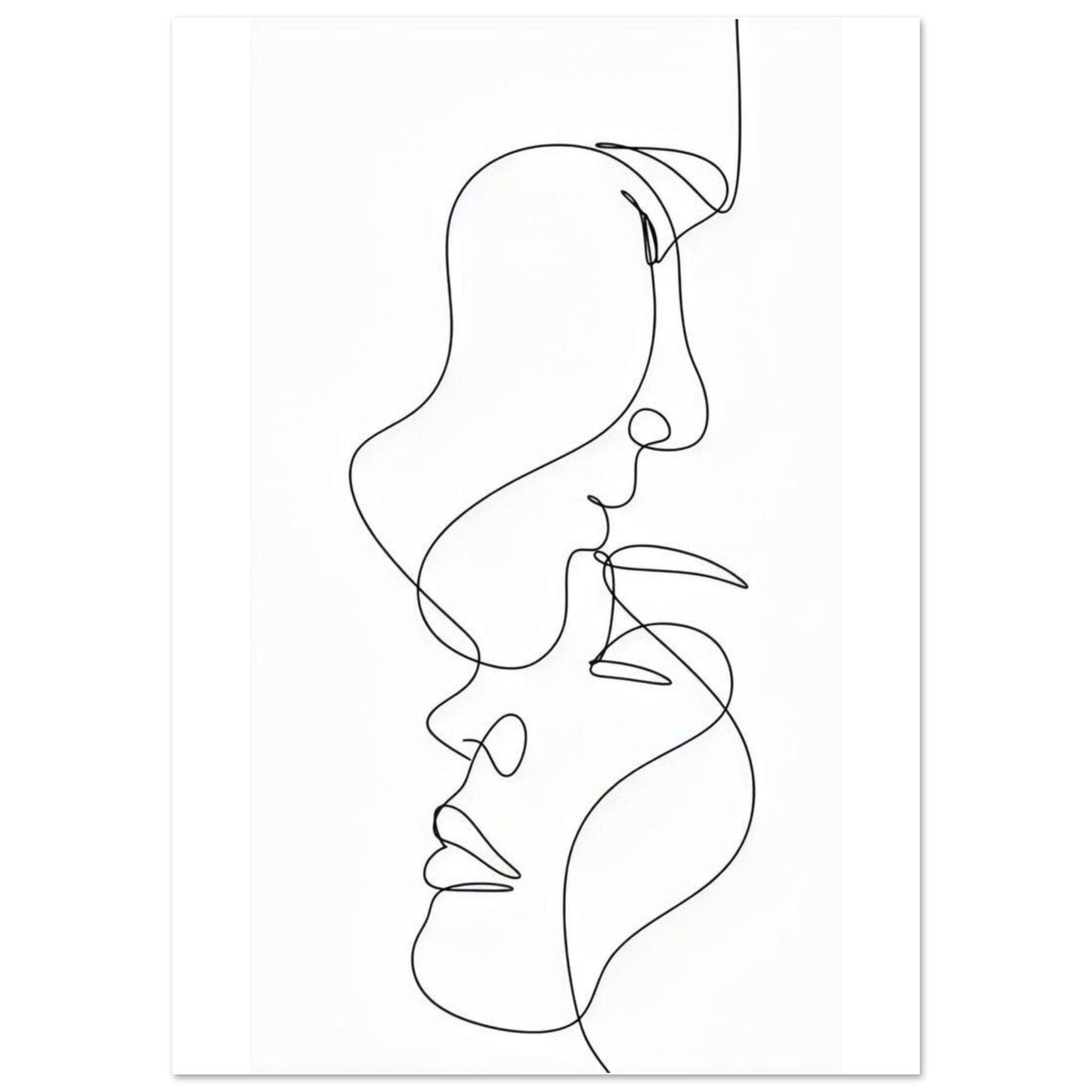 Gelato Print Material A0 (84.1 x 118.9  cm) Poster Couple Amoureux