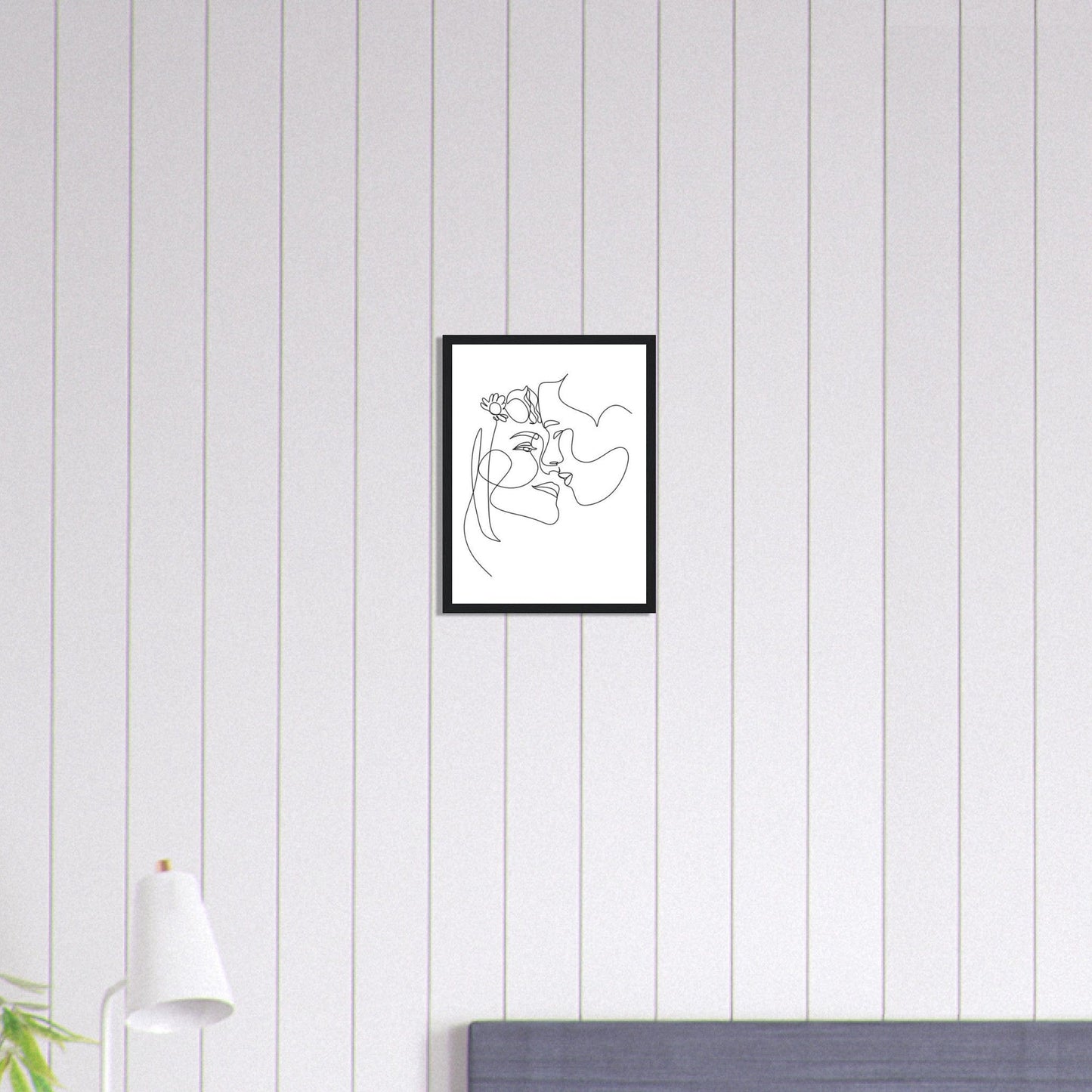 Canvanation Print Material 30x40 cm / 12x16″ Tableau Couple  Fusion de regards