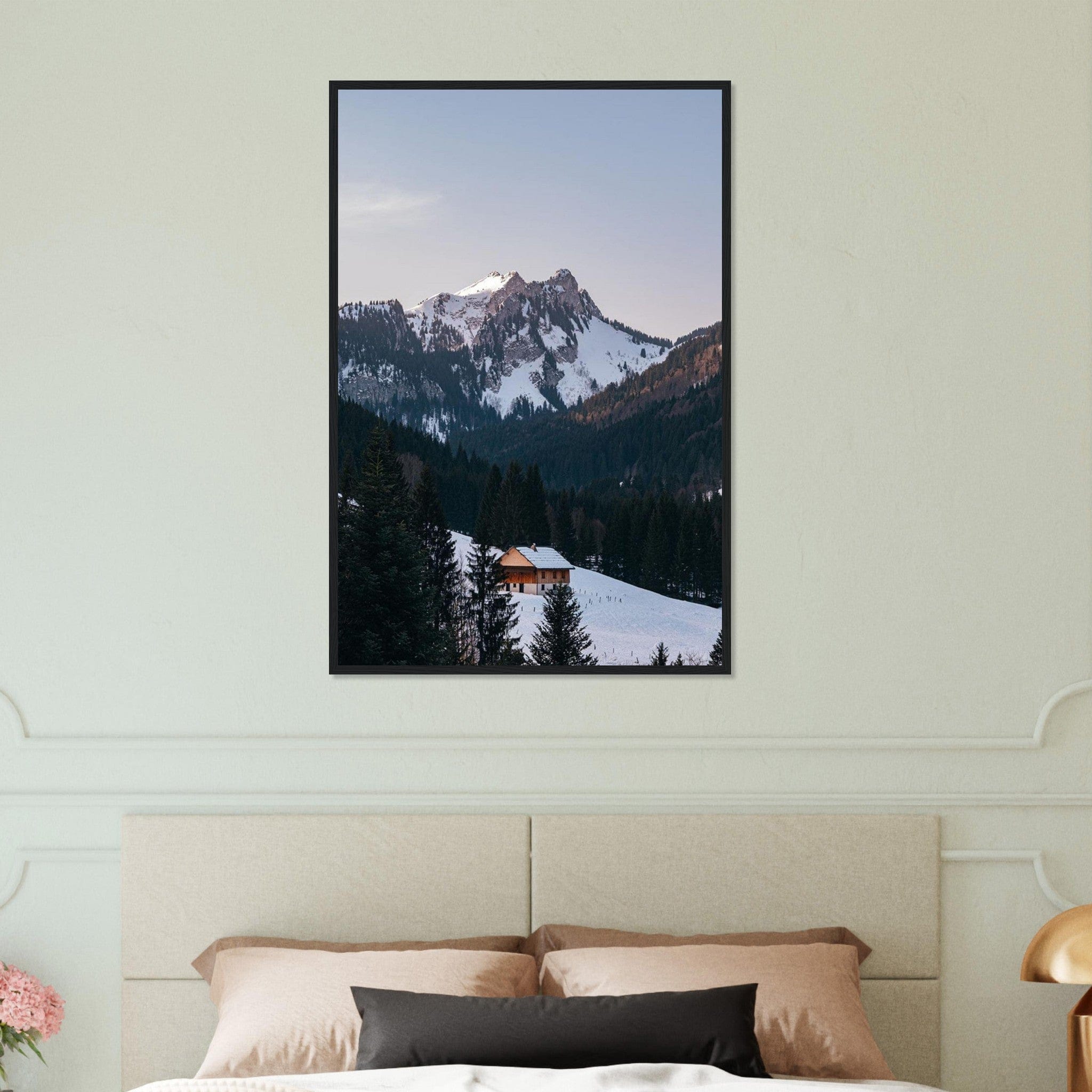 Canvanation Print Material 60x90 cm / 24x36″ Tableau De Montagne Moderne
