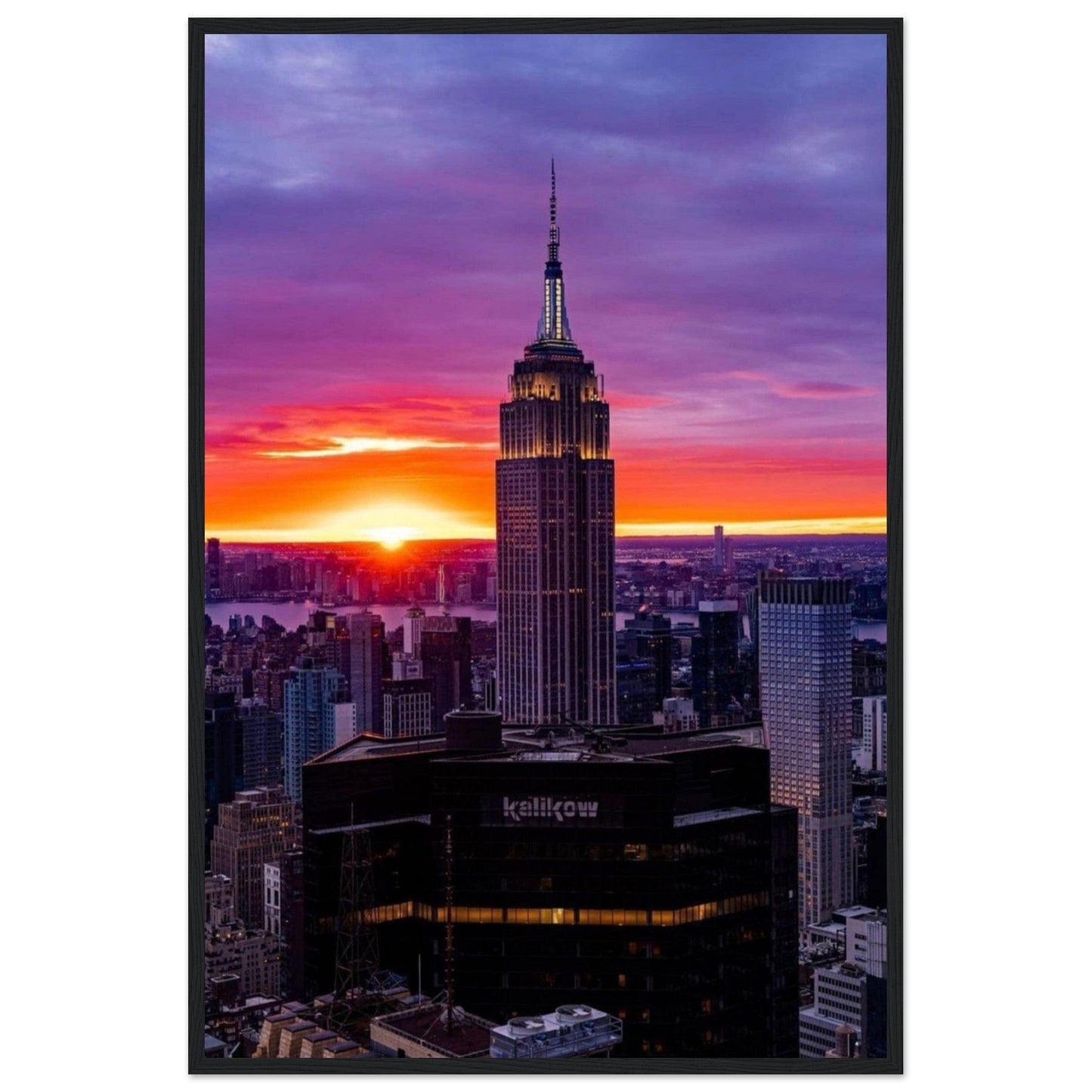 Gelato Print Material 60x90 cm / 24x36″ Tableau Coucher De Soleil Monet