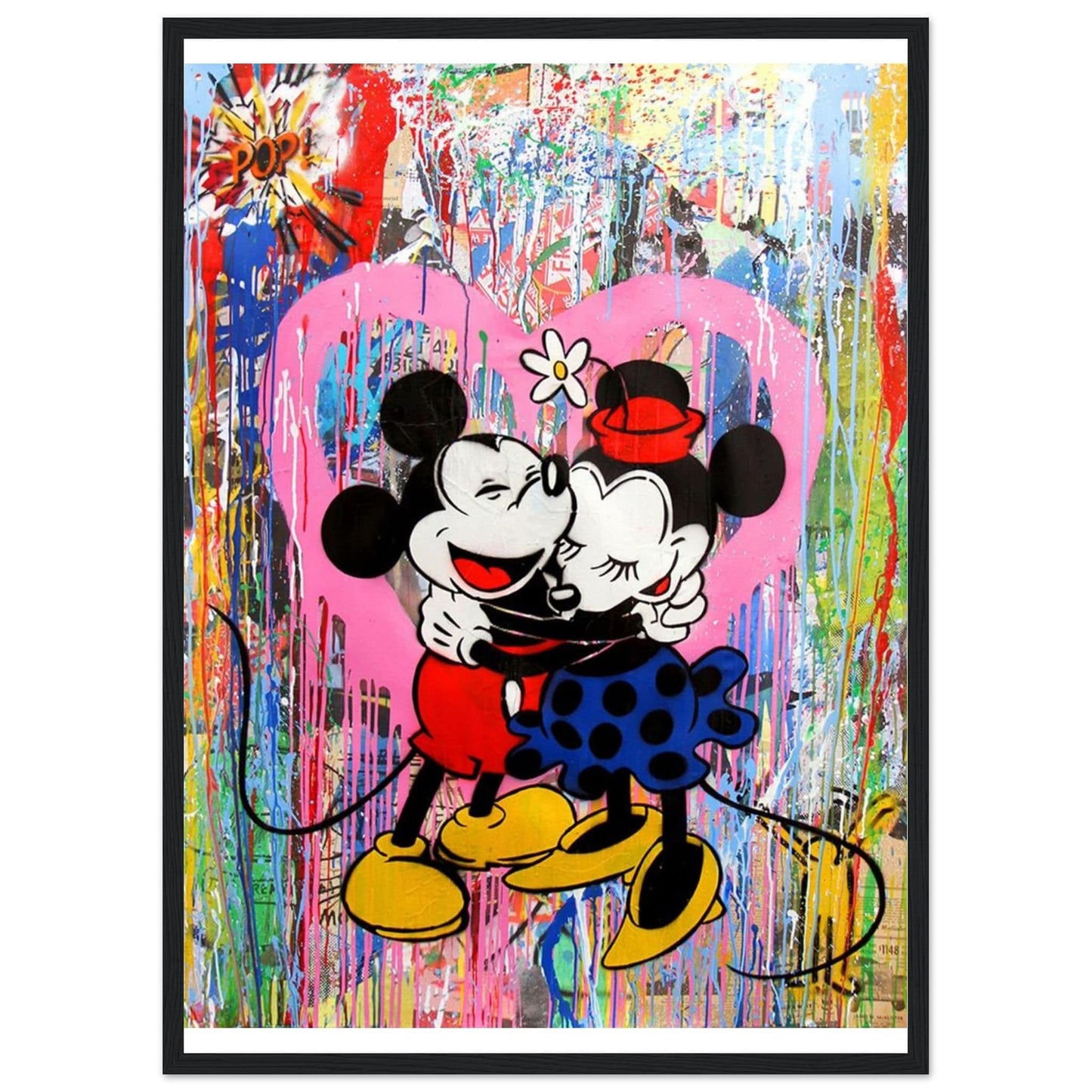 Gelato Print Material 50x70 cm / 20x28″ Minnie Mickey Tableau