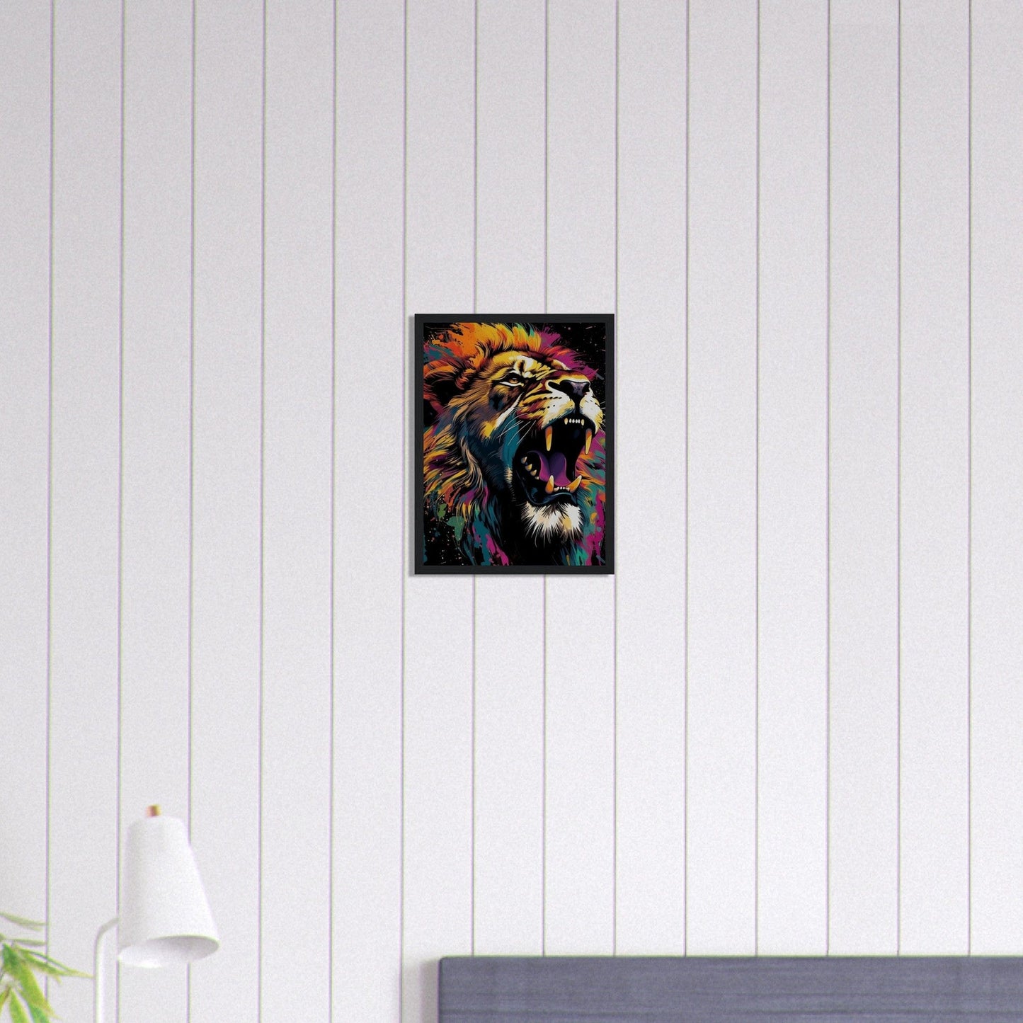Canvanation Print Material 30x40 cm / 12x16″ Tableau Pop Art Lion