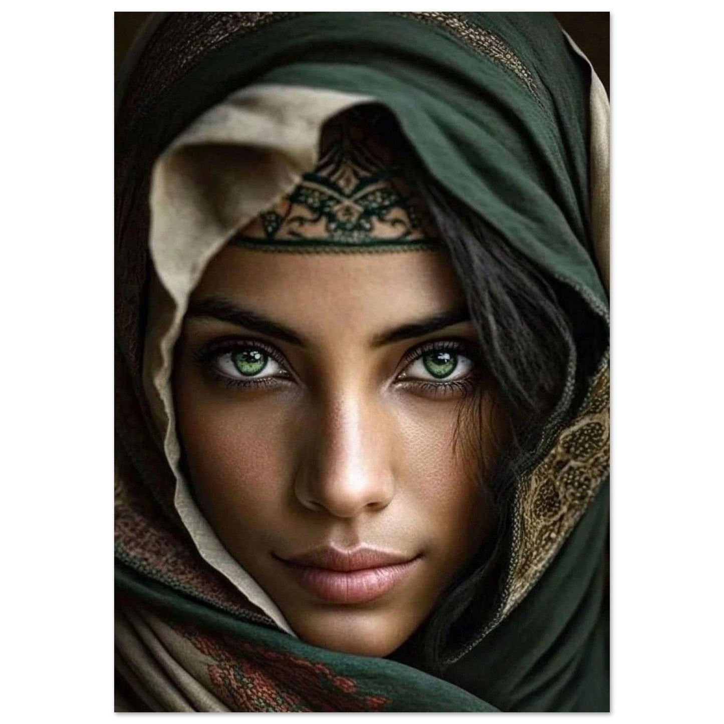 Gelato Print Material A0 (84.1 x 118.9  cm) Poster Portrait Femme