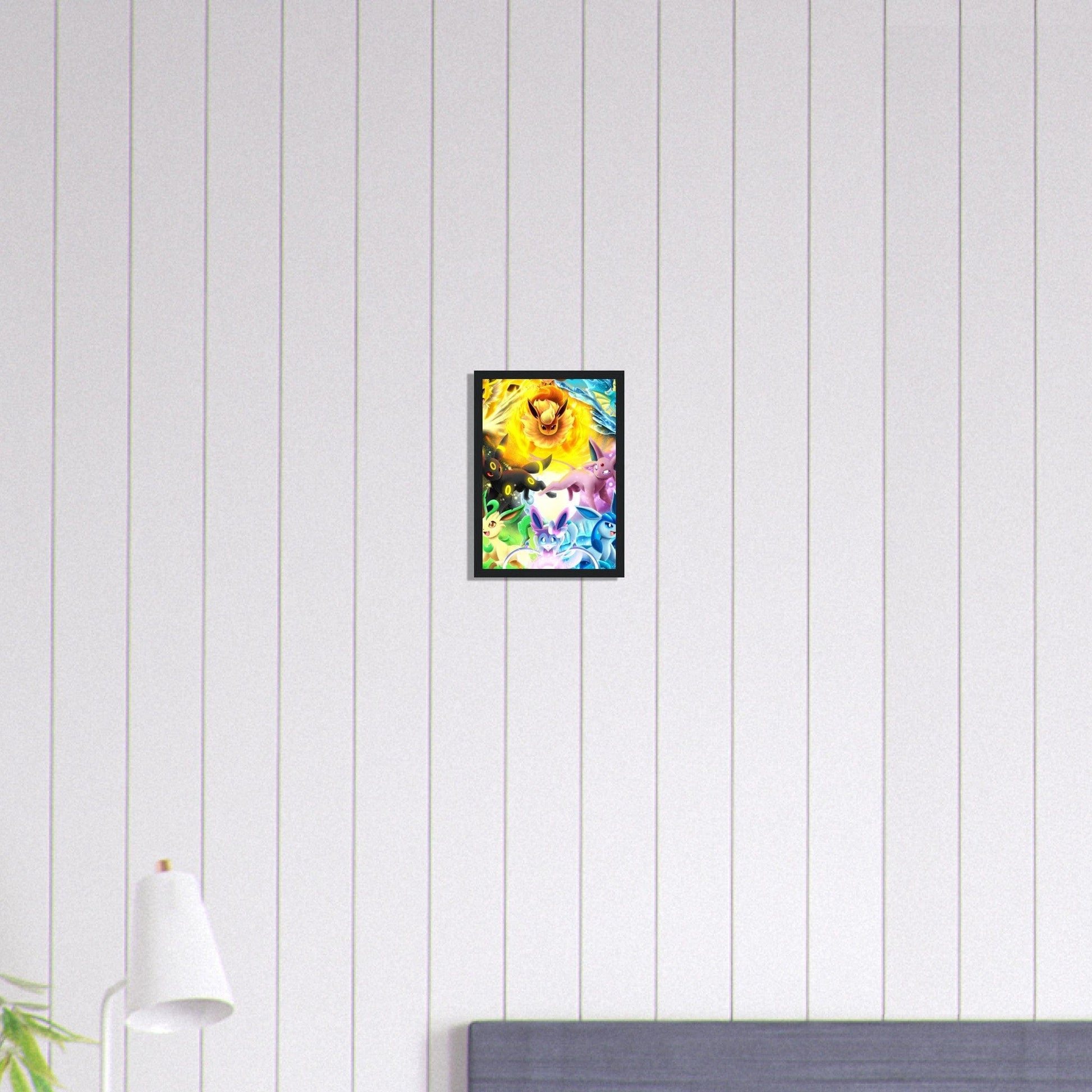 Canvanation Print Material A4 21x29.7 cm / 8x12″ Tableau Personnages Pokémon - Chambre Enfant