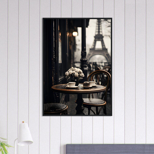 Canvanation Print Material 70x100 cm / 28x40″ Tableau Paris Café