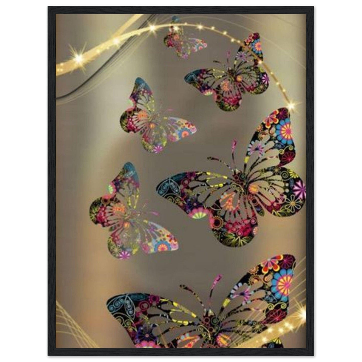 Gelato Print Material 45x60 cm / 18x24″ Tableau De Papillons