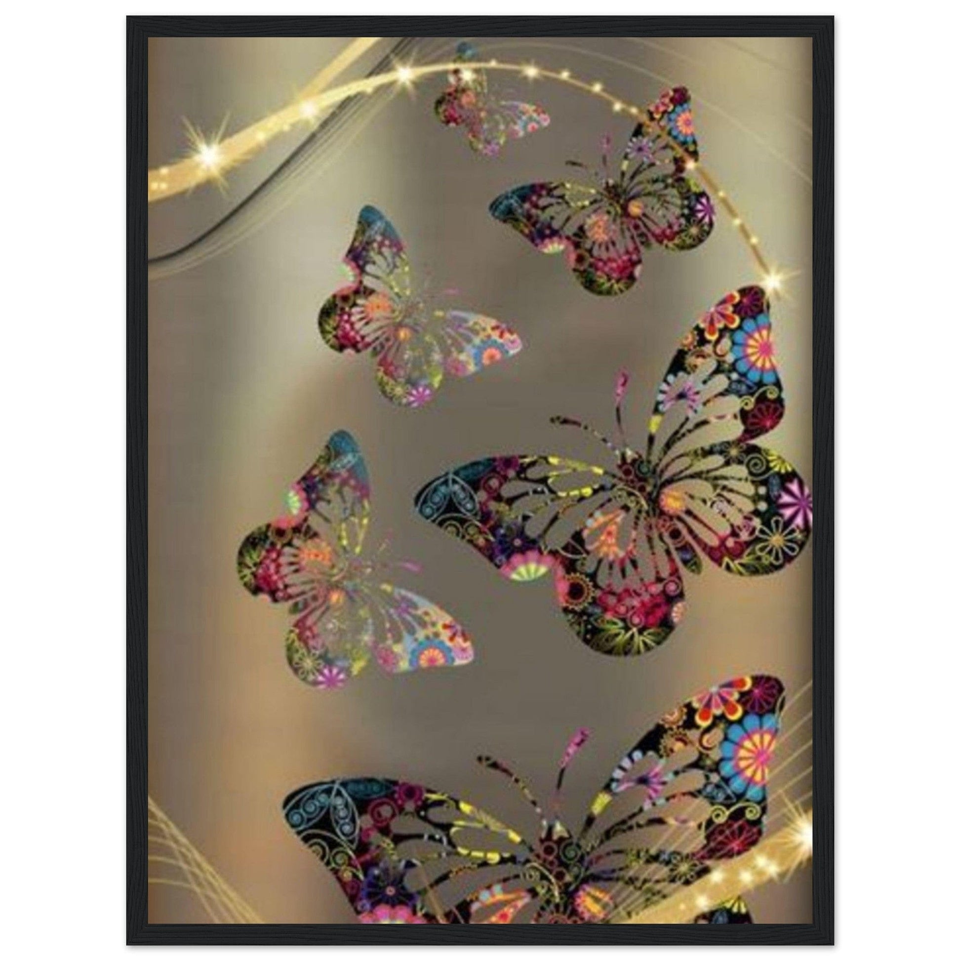 Gelato Print Material 45x60 cm / 18x24″ Tableau De Papillons