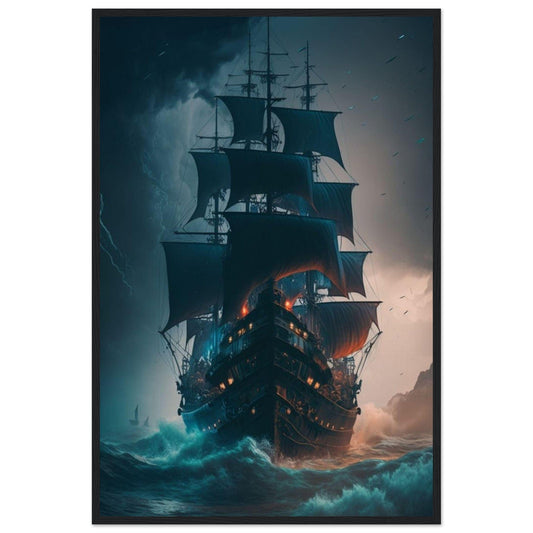 Gelato Print Material 60x90 cm / 24x36″ Tableau Peinture Voilier Moderne