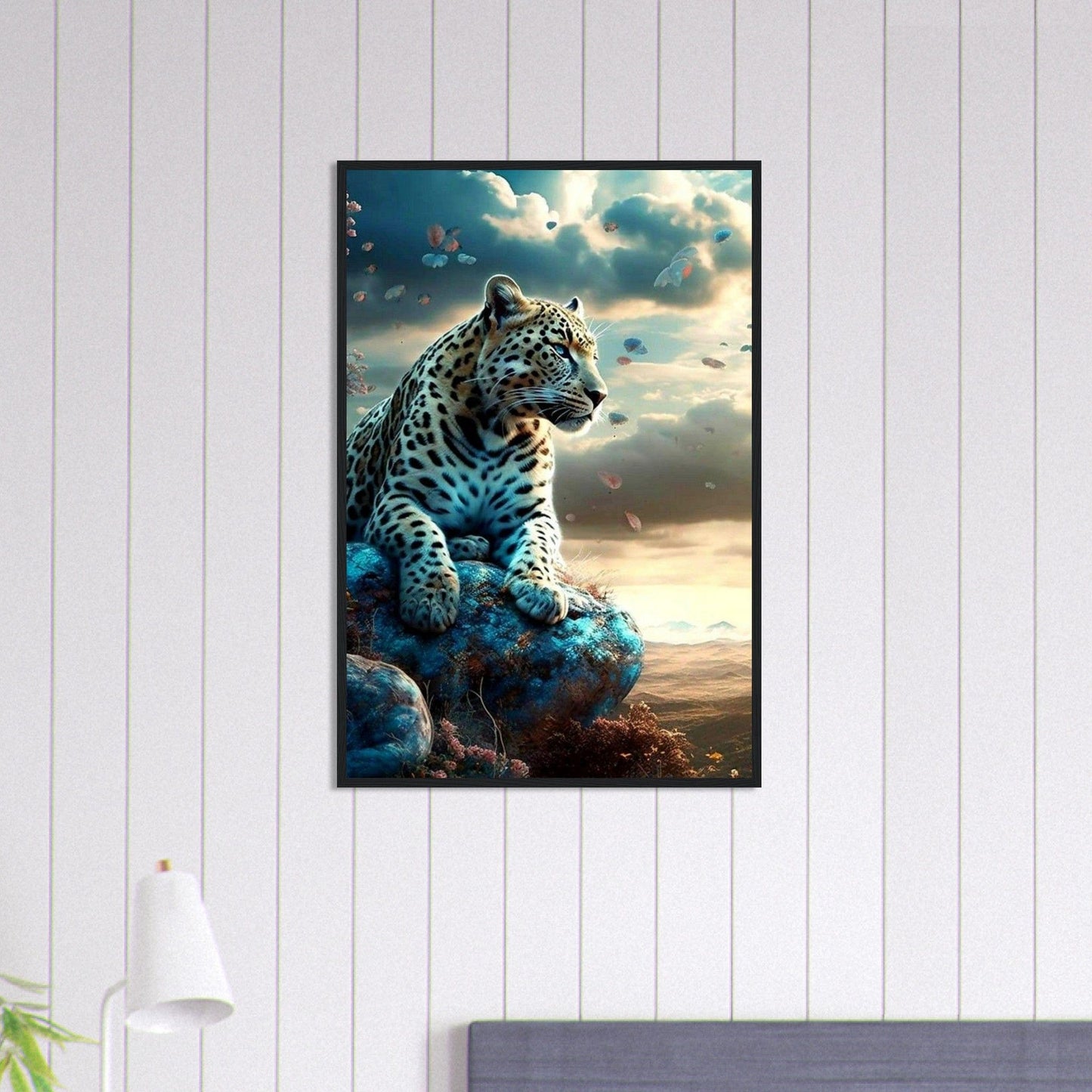 Canvanation Print Material 60x90 cm / 24x36″ Tableau Panthère Blanche