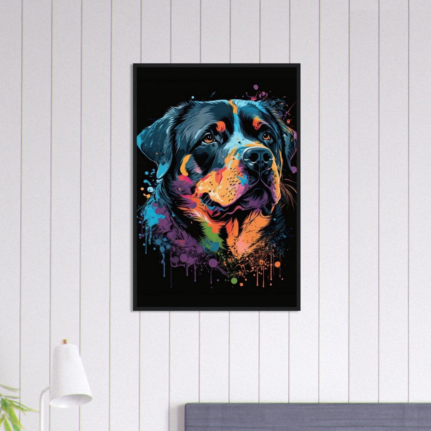 Canvanation Print Material 60x90 cm / 24x36″ Tableau Chien - Ami à quatre pattes
