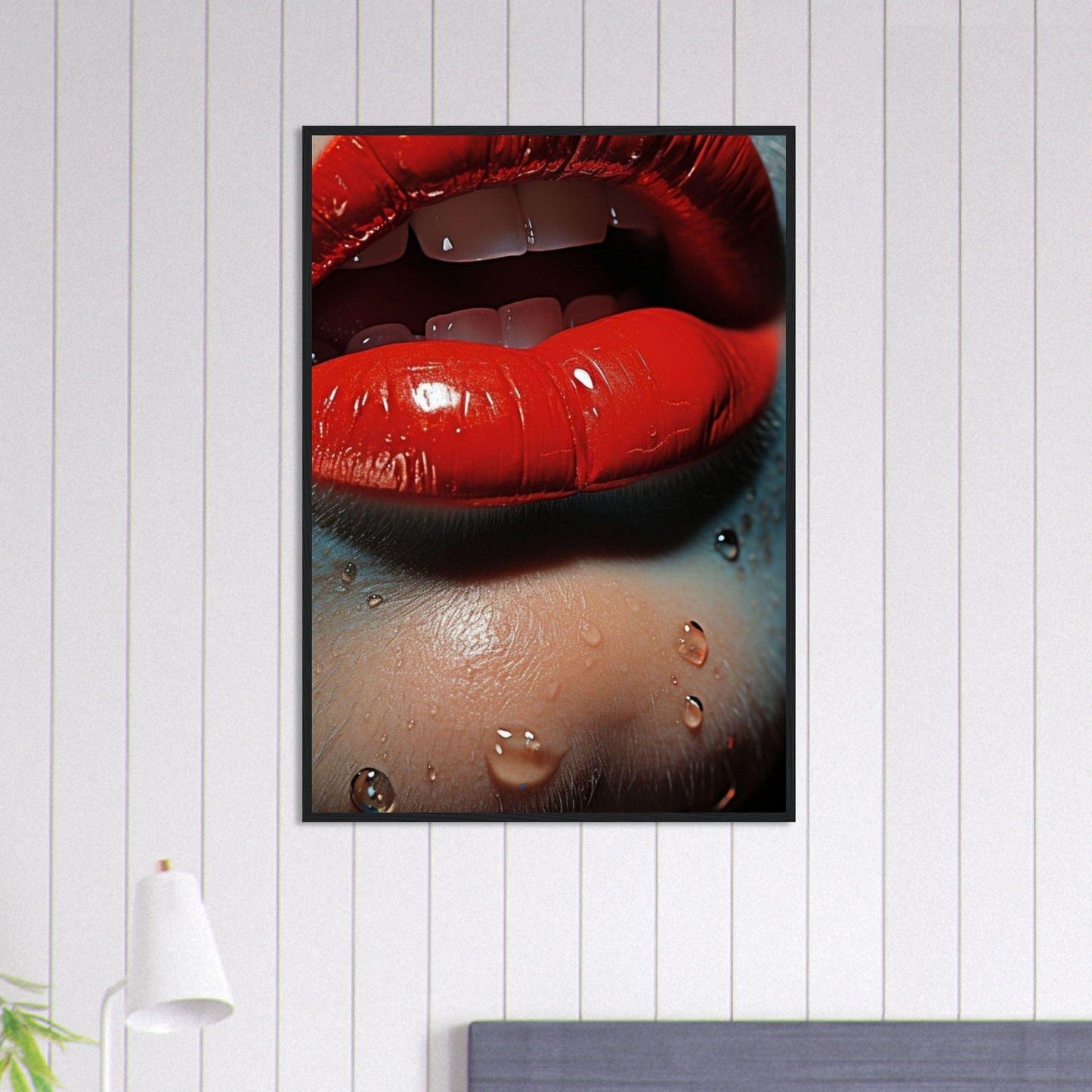 Canvanation Print Material 70x100 cm / 28x40″ Tableau Femme au Lèvre Glamour