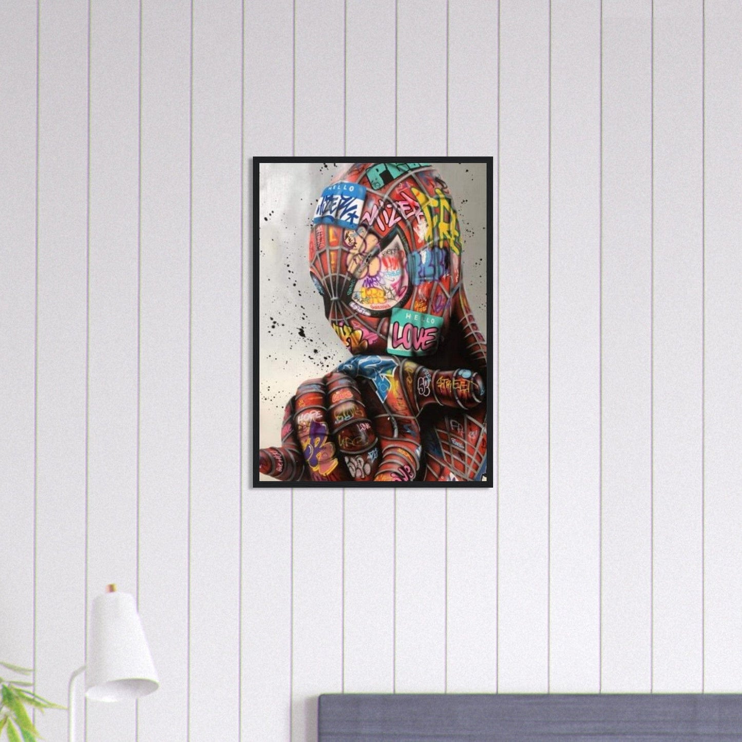 Canvanation Print Material 50x70 cm / 20x28″ Tableau Street Art Spiderman Tags