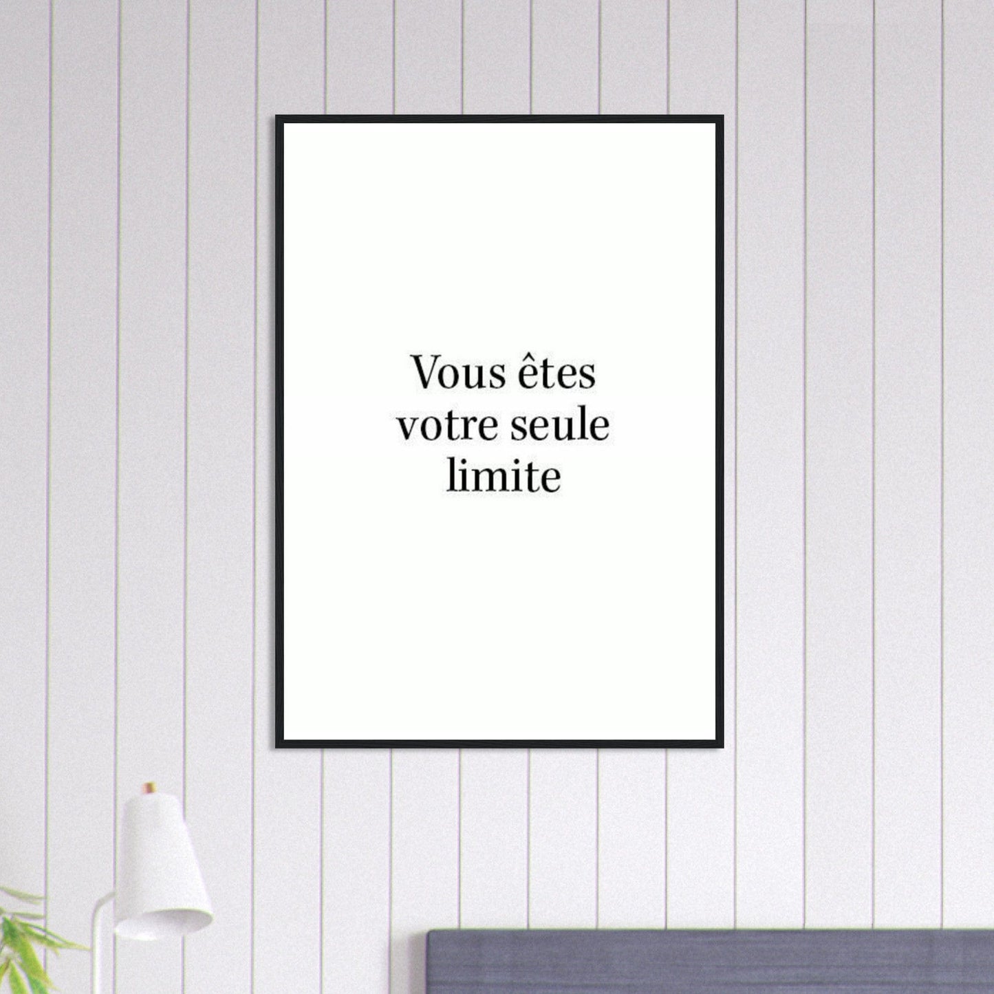 Canvanation Print Material 70x100 cm / 28x40″ Tableau Citation Minimaliste