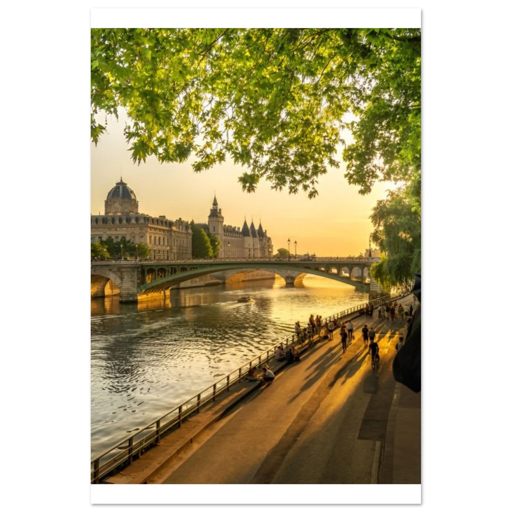 Canvanation Print Material 60x90 cm / 24x36″ Affiche Seine Paris
