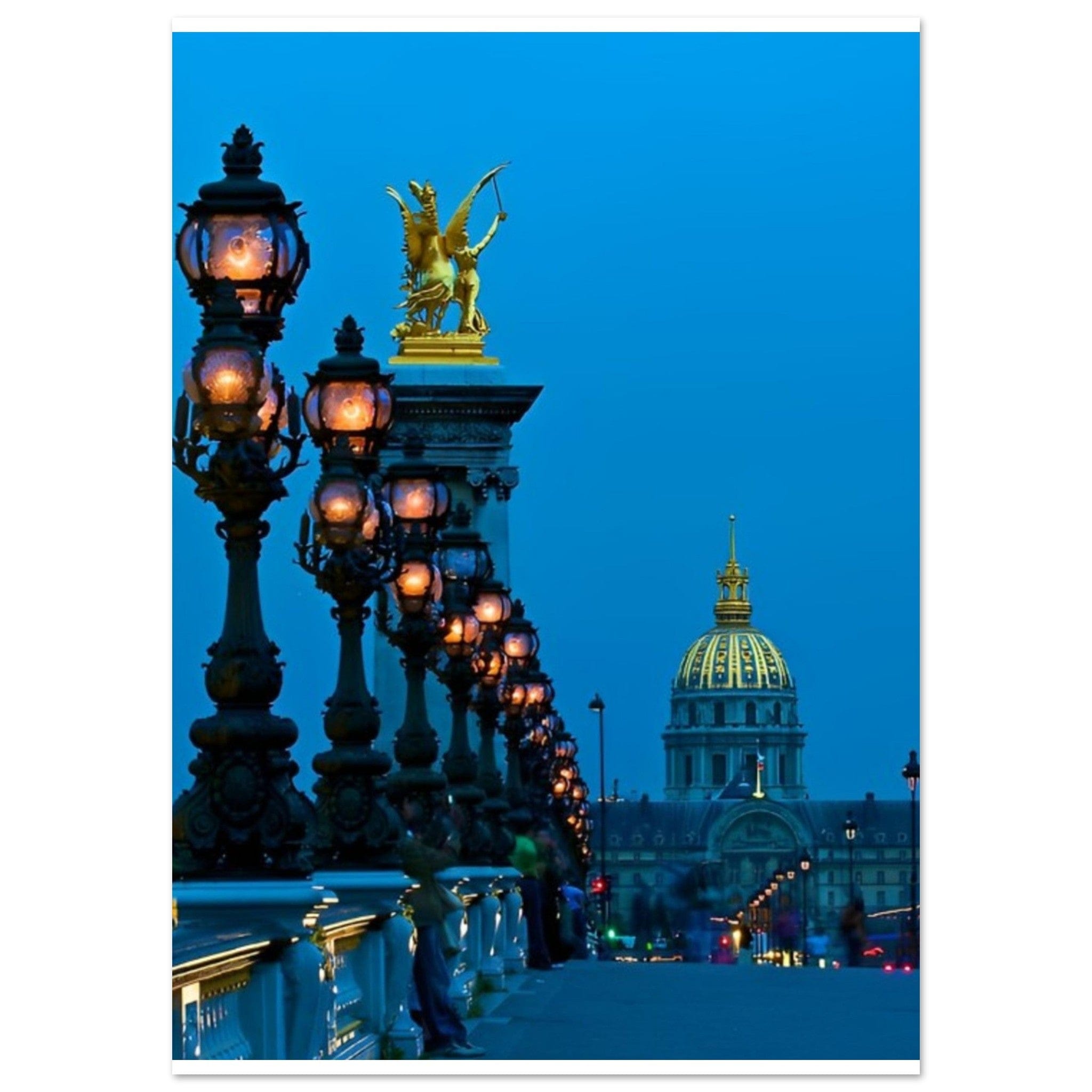 Canvanation Print Material A0 (84.1 x 118.9 cm) Affiche Pont Alexandre Paris