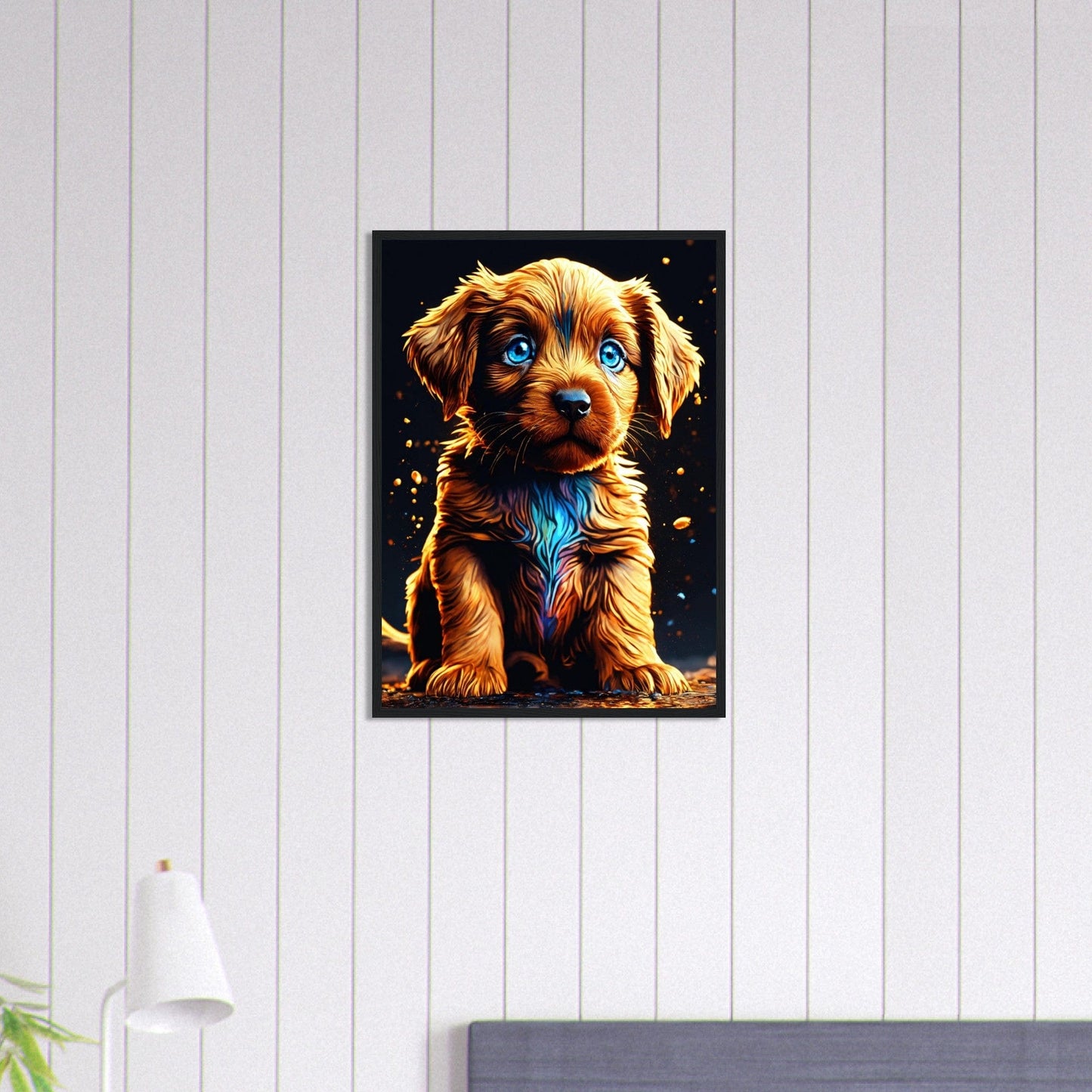 Canvanation Print Material 50x70 cm / 20x28″ Tableau Chien Amitié Sincère