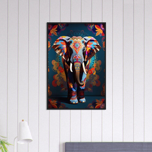 Canvanation Print Material 60x90 cm / 24x36″ Tableau Elephant Rythmes de la Savane
