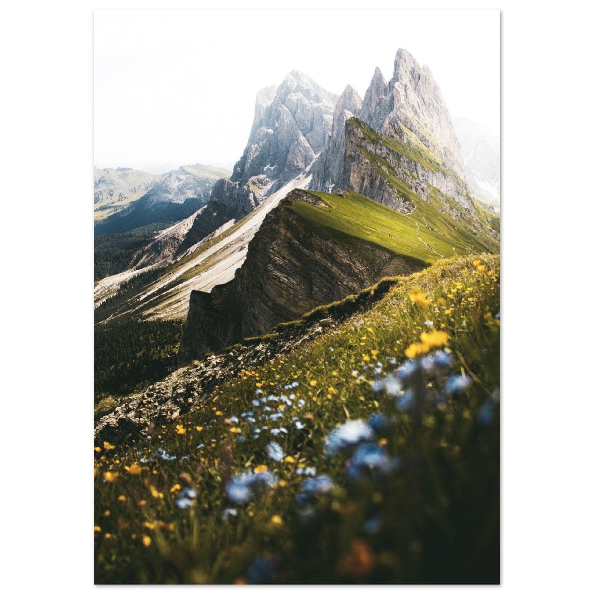 Gelato Print Material A1 (59.4 x 84.1  cm) Affiche Relief Montagne