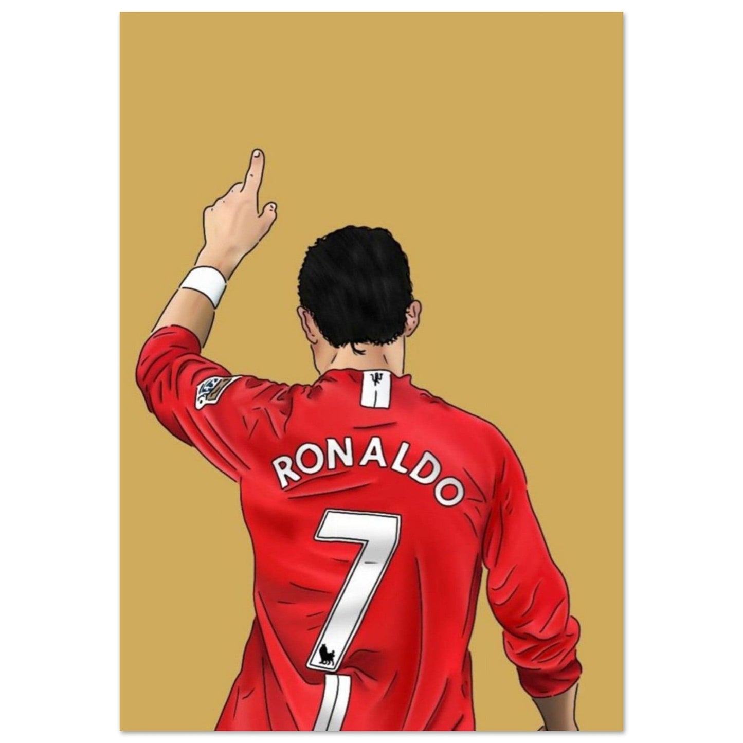 Gelato Print Material 70x100 cm / 28x40″ Poster Football Ronaldo
