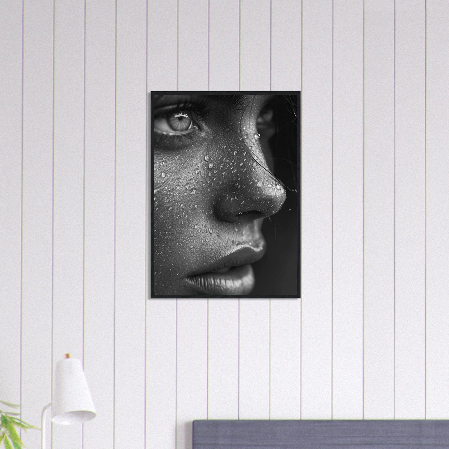 Canvanation Print Material 50x70 cm / 20x28″ Tableau Photo Noir Et Blanc-Portrait-Fille